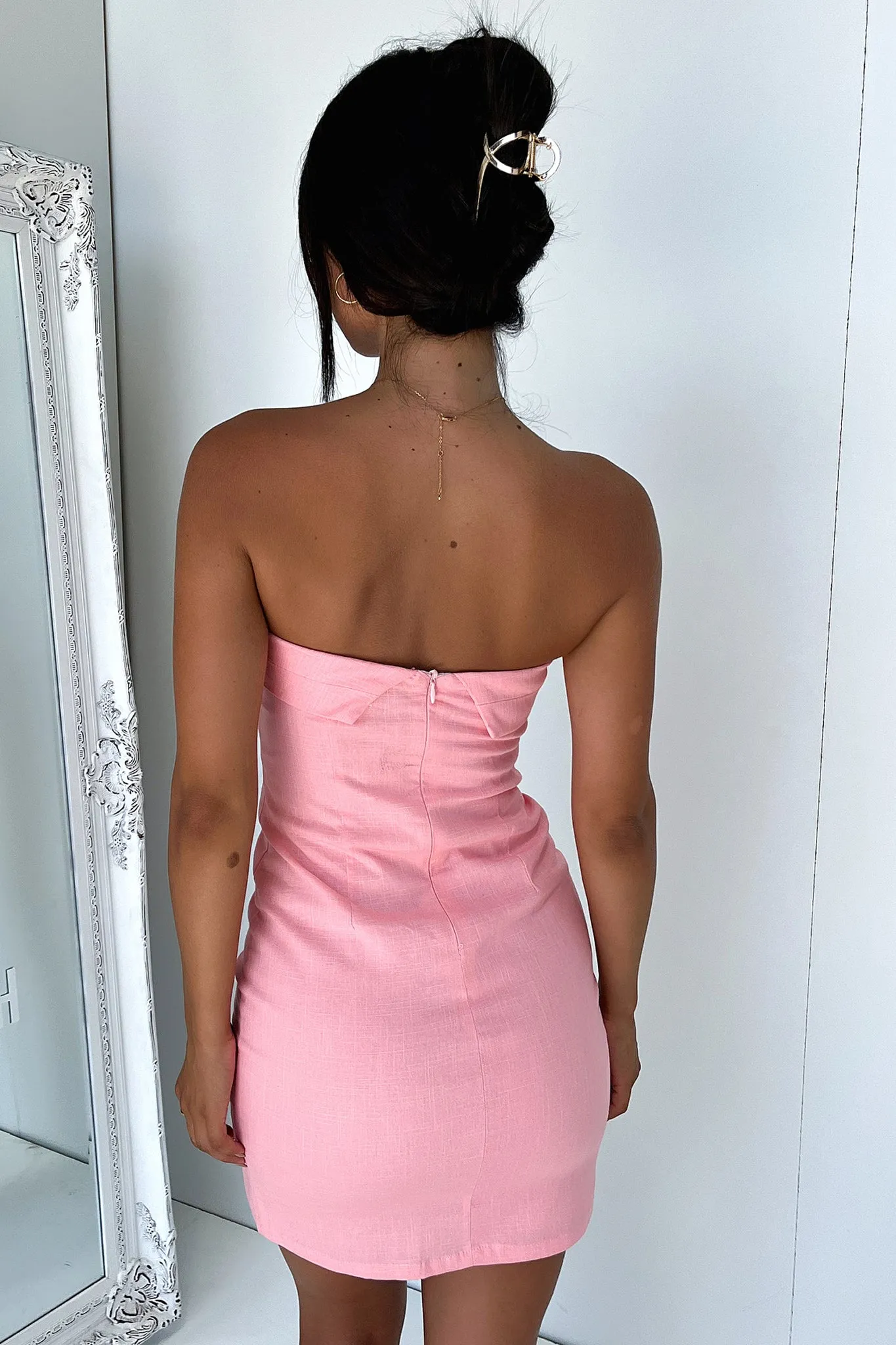 Youthful Chic Charms Dress - Baby Pink