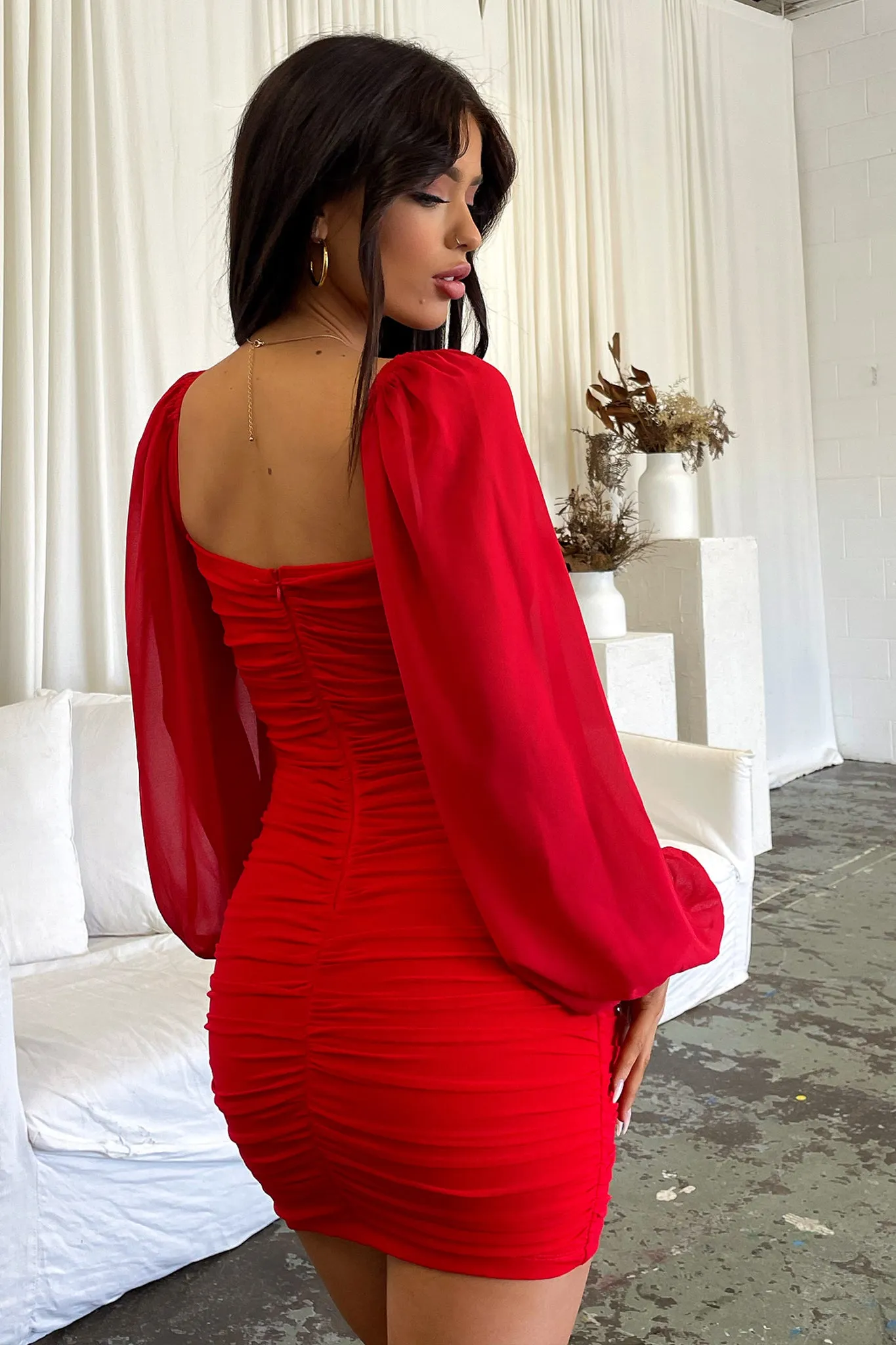 Octavia Dress - Red Street Chic