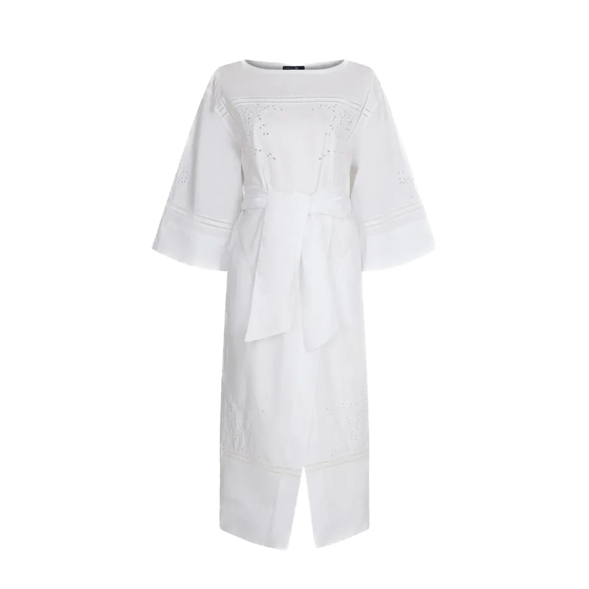 Blanc Volonte Dress ElasticWaistband LightweightWeave