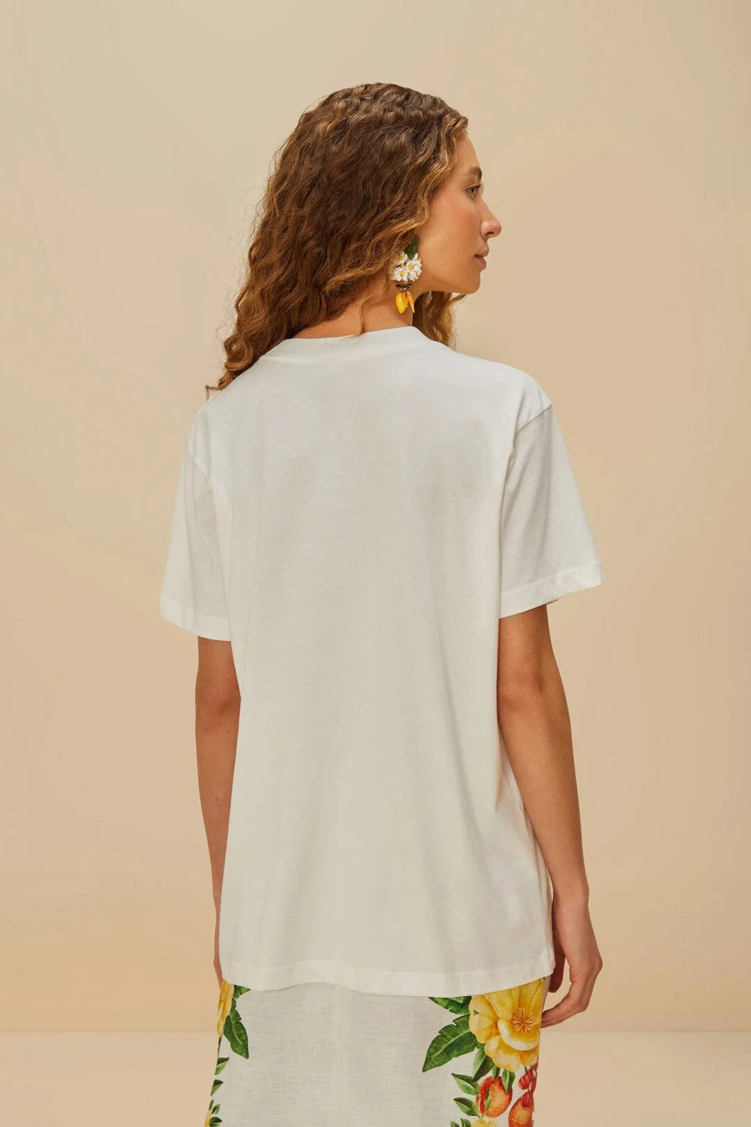 Off-White Rio Macaw Organic Cotton T-Shirt CompressionFreeCuffs Friend Vibe