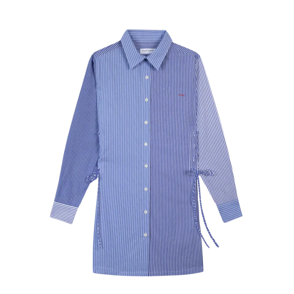 Red Flash Judlin Amour Blue Stripes Patch
