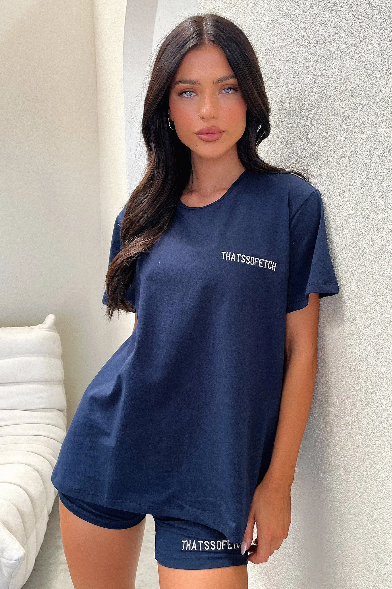 Essential Fashion Jaska Tee - Navy