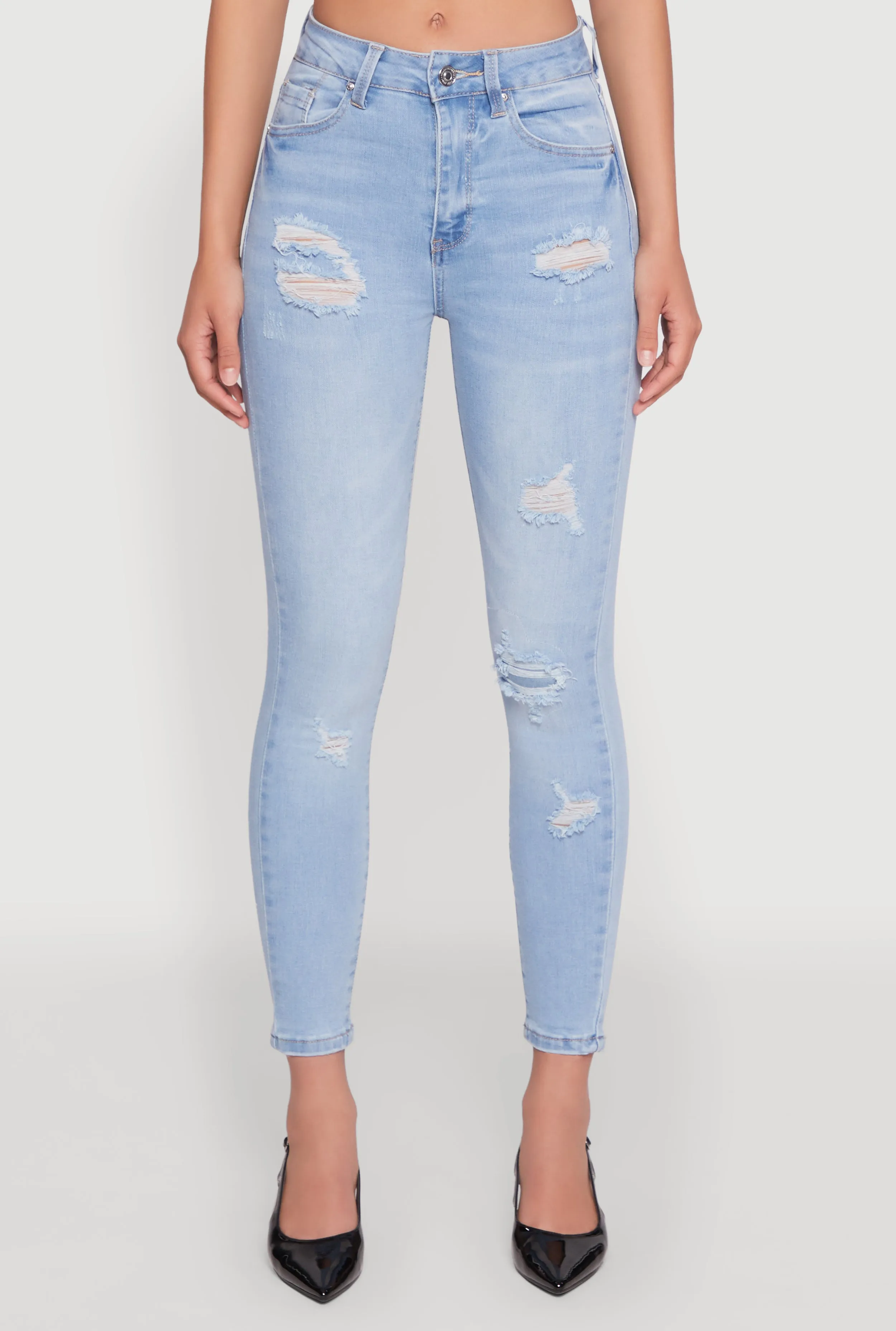 Classic Gym Ready Base Outfit WAX Whiskered Distressed Jeans