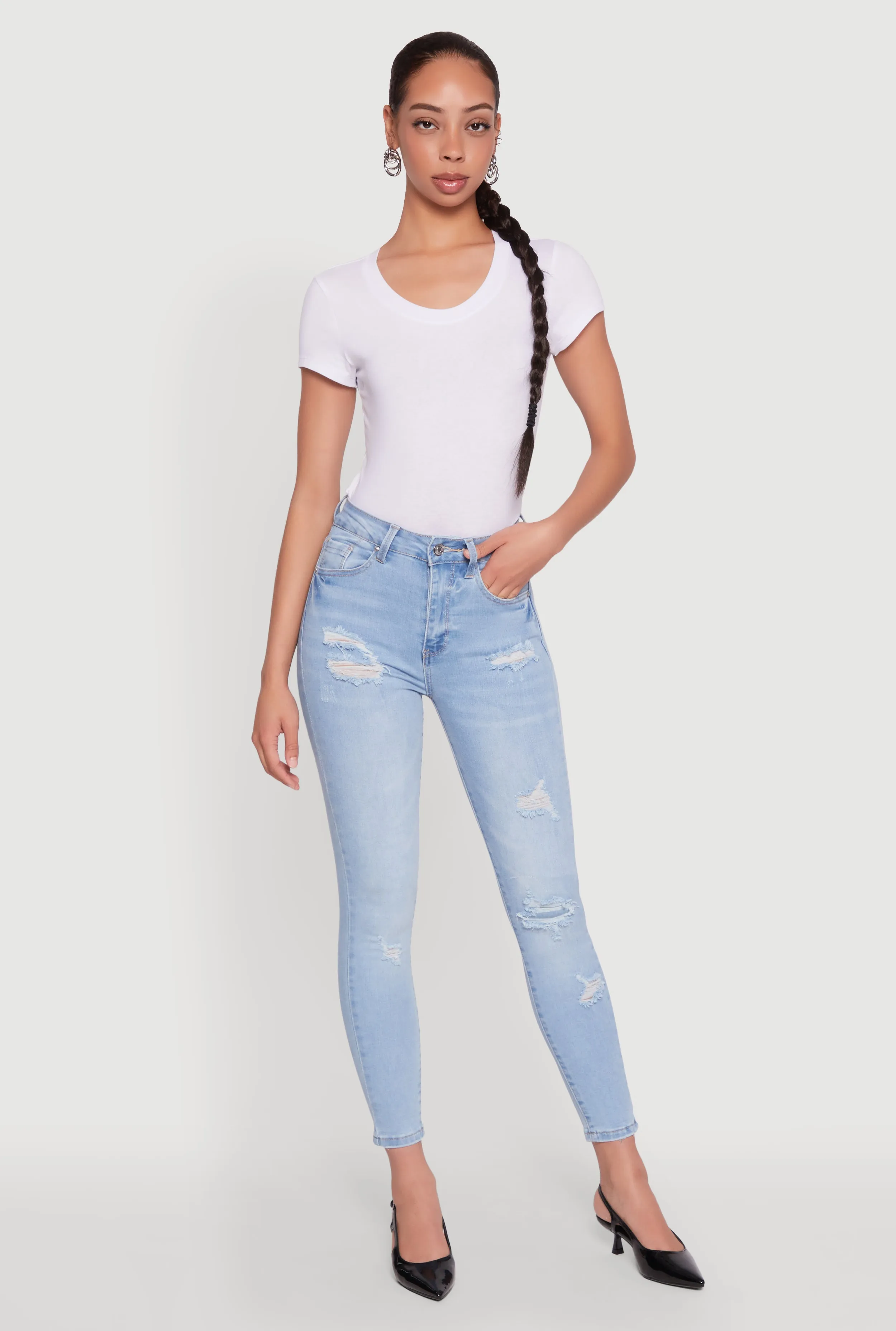 Casual Friday Classic Casual Smart Casual Unisex Wear WAX Whiskered Distressed Jeans