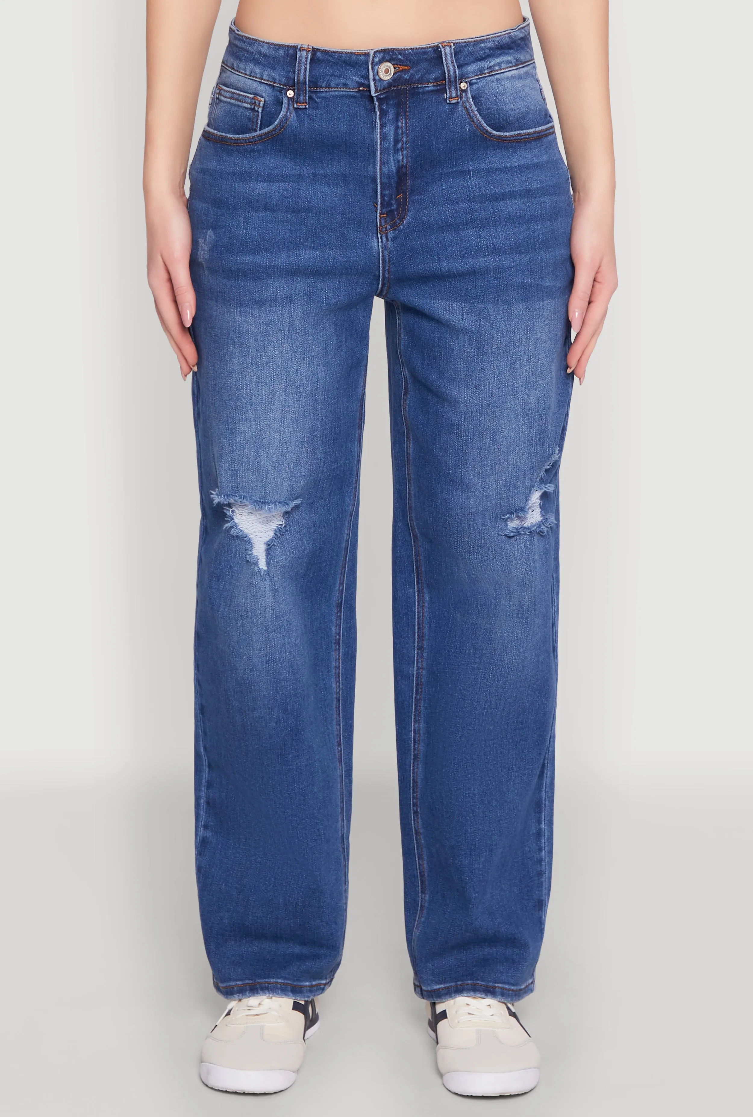 WAX Whiskered Ombre Distressed Jeans Office Wear Weekend Warrior Trend Setter Night Out Traveler Gear Stylish