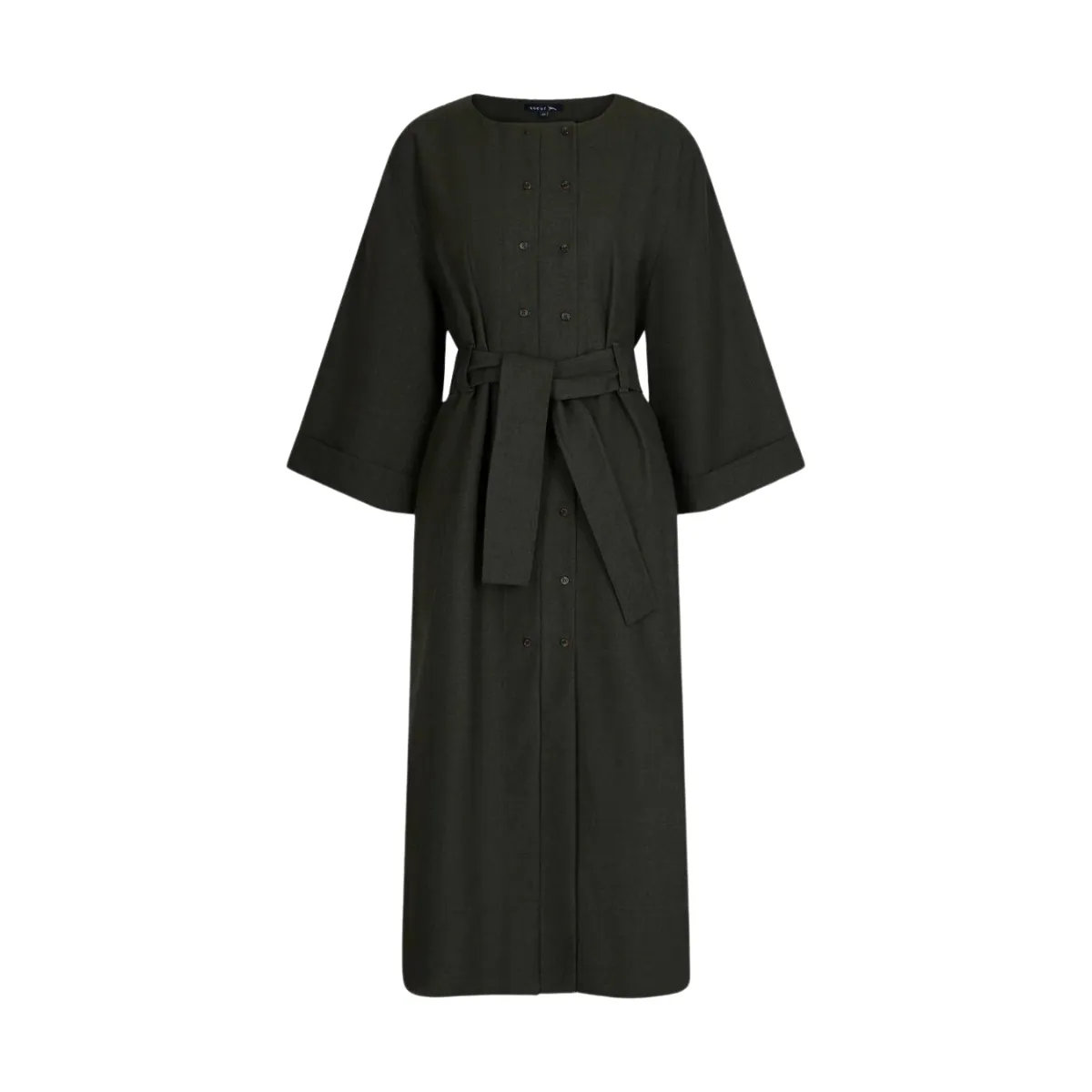 Trend Vibe Khaki Uruguay Dress