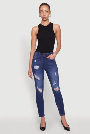 WAX Mid Rise Distressed Jeans Outfit Ready Style Work Meeting Weekend Style Streetwear Fan