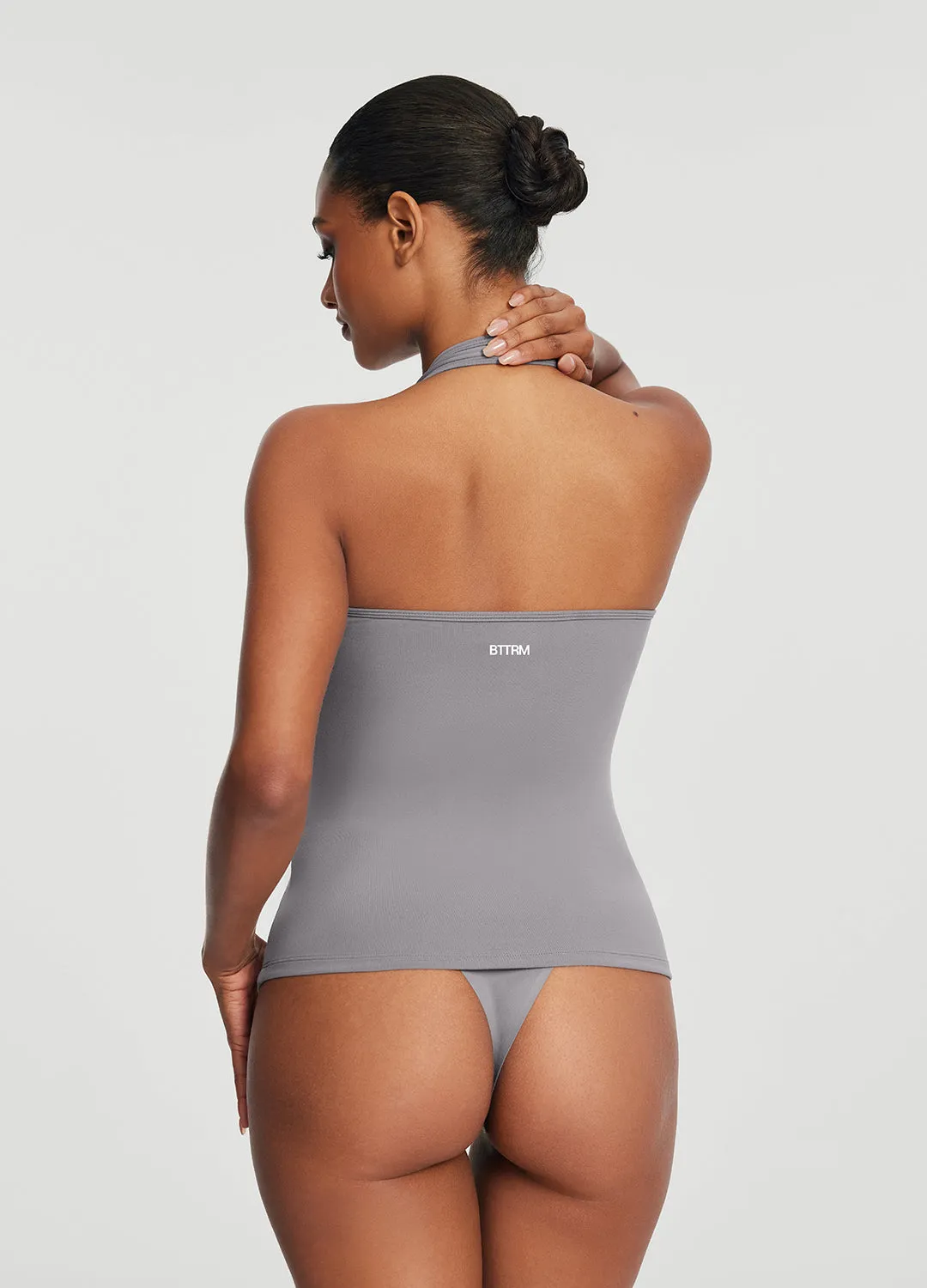 dust resistant Halter Neck Tank Top