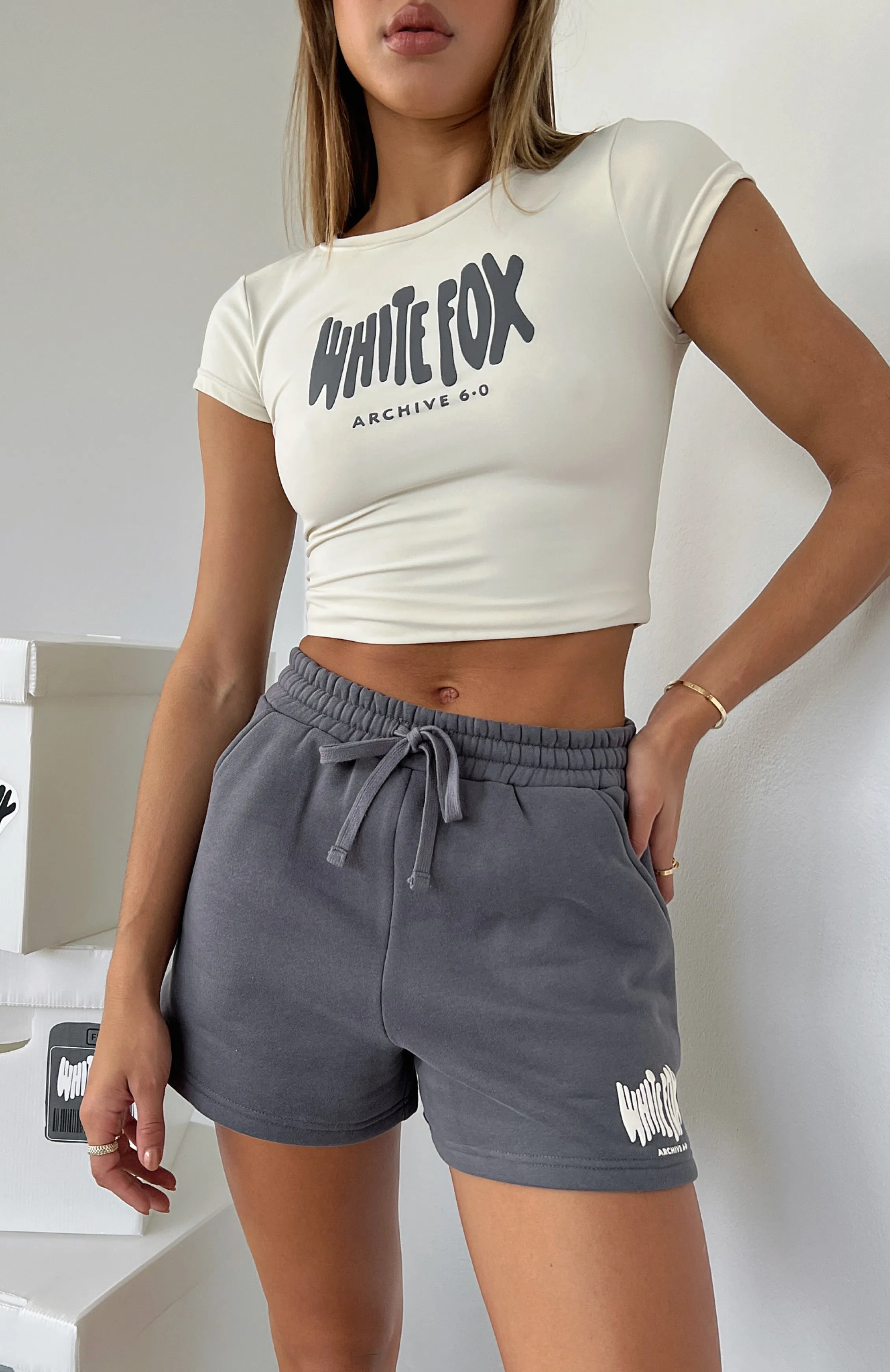 Clean Finish Archive 6.0 Lounge Shorts Ash