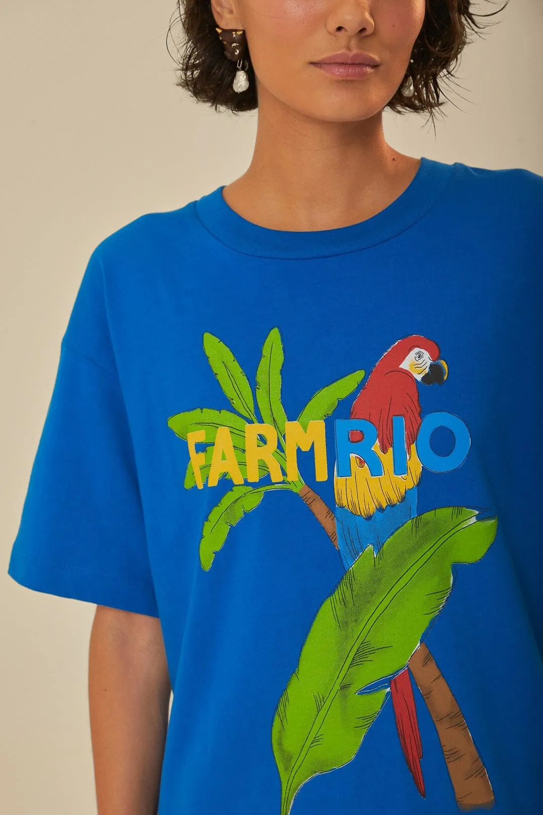 Blue Farm Rio Organic Cotton Relaxed T-Shirt french chic SoftTouch