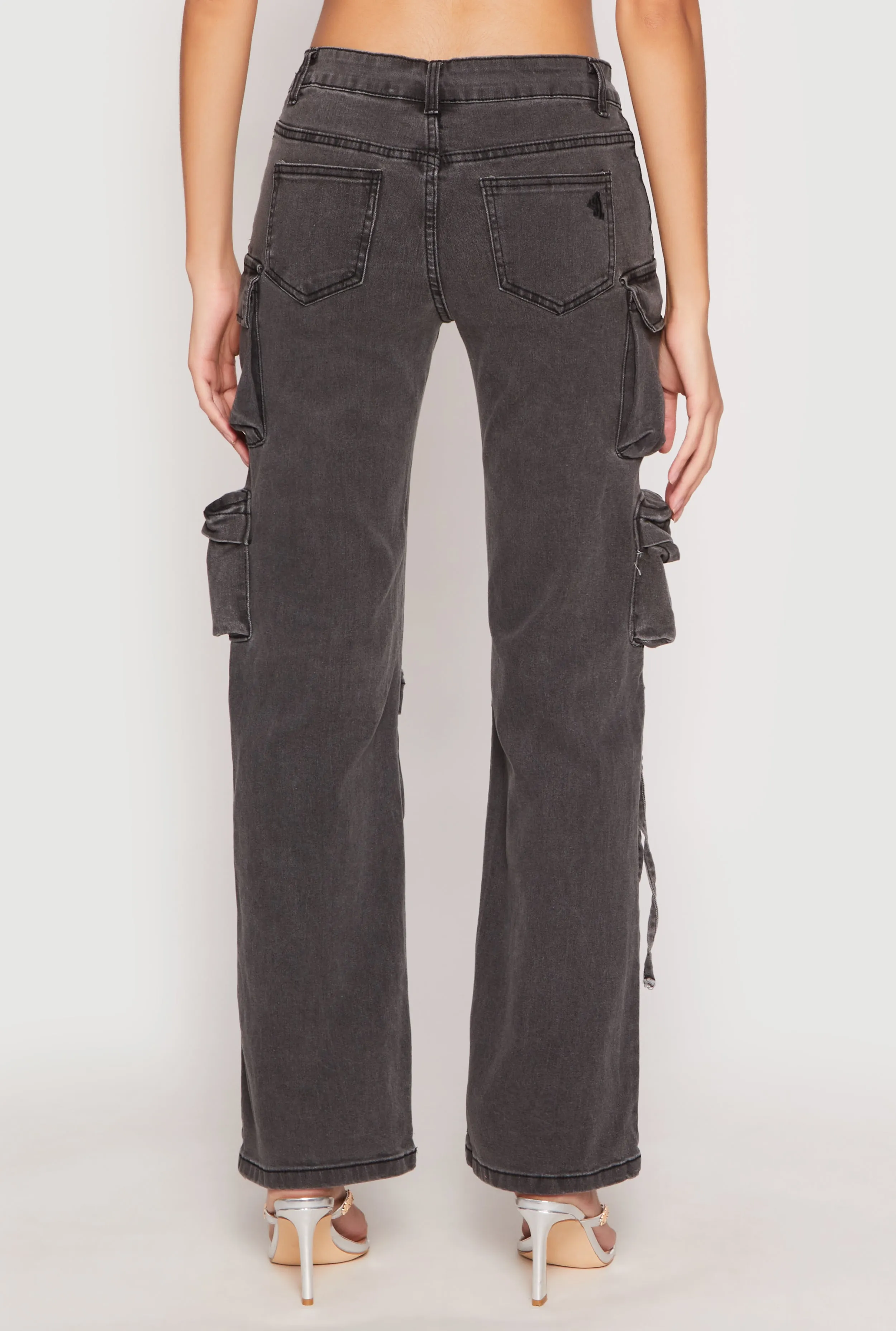 Durable Summer Vibes Stylish Fit VIP Multi Pocket Cargo Jeans
