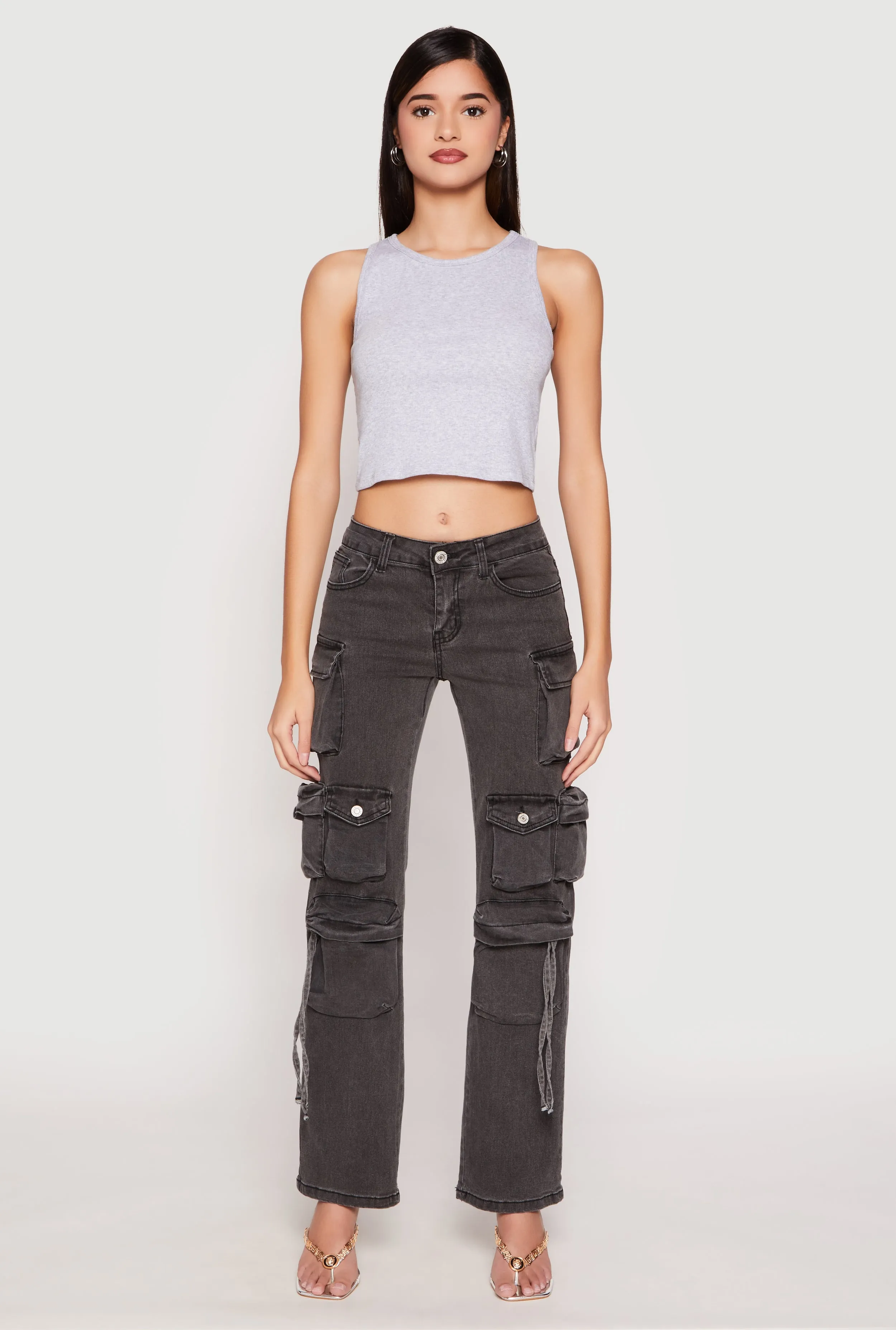 VIP Multi Pocket Cargo Jeans Date Night Daily Wear