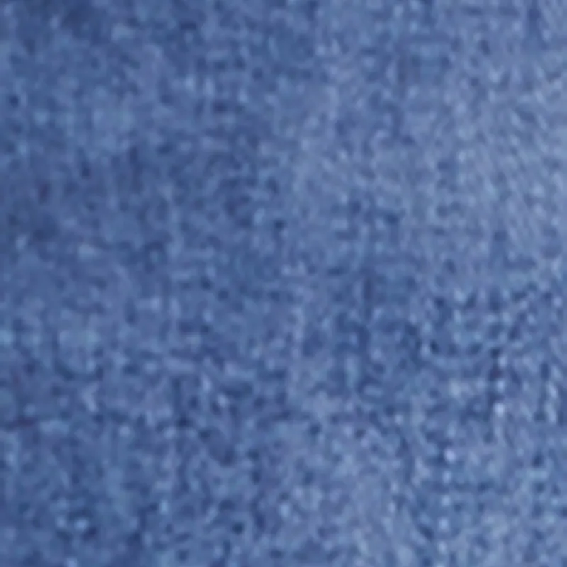 Light Stretch WAX Slim Straight High Rise Jeans