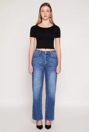 Clean Piece WAX Whiskered 5 Pocket Straight Leg Jeans