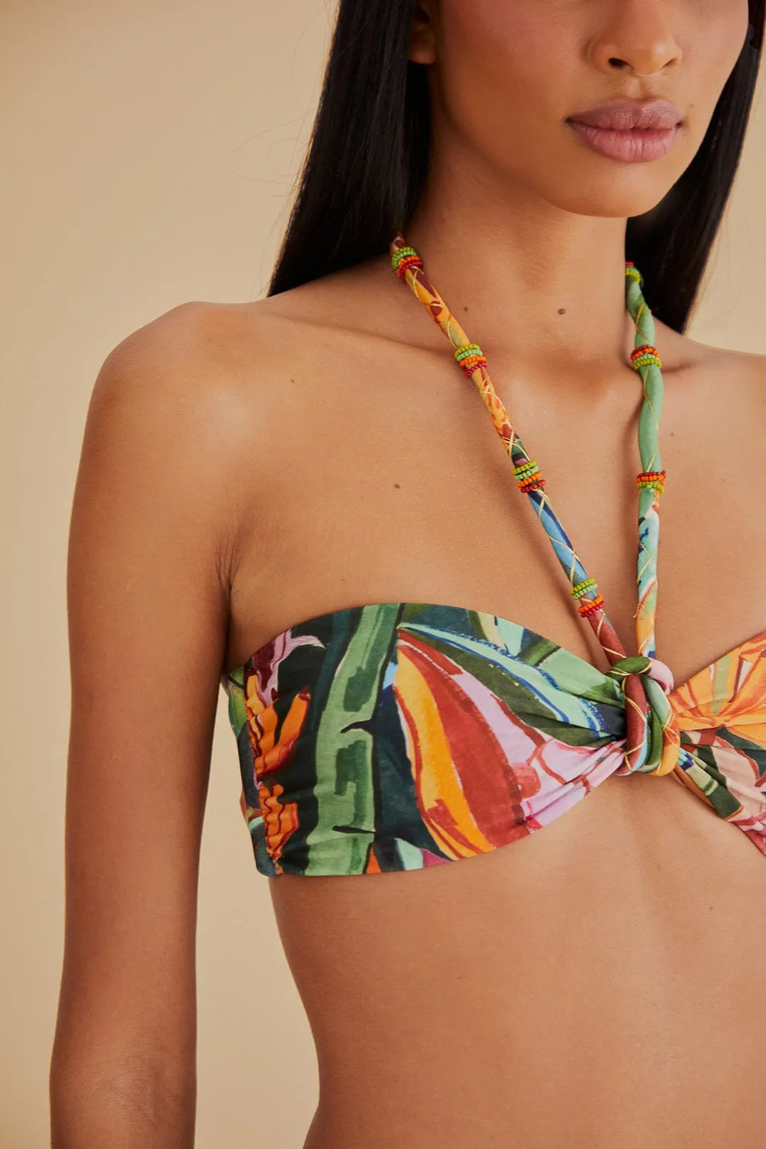 Banana Foliage Bikini Top Muse Edge