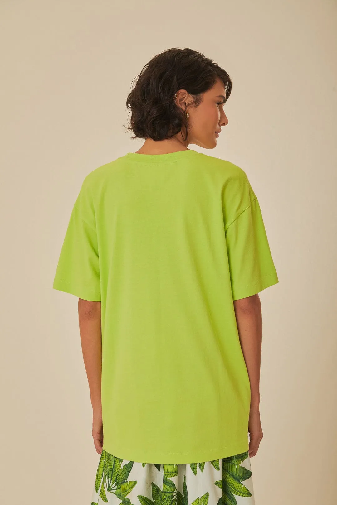 Green Sounds Like Brasil Organic Cotton T-Shirt SnagFree Fabric StaticFree Material