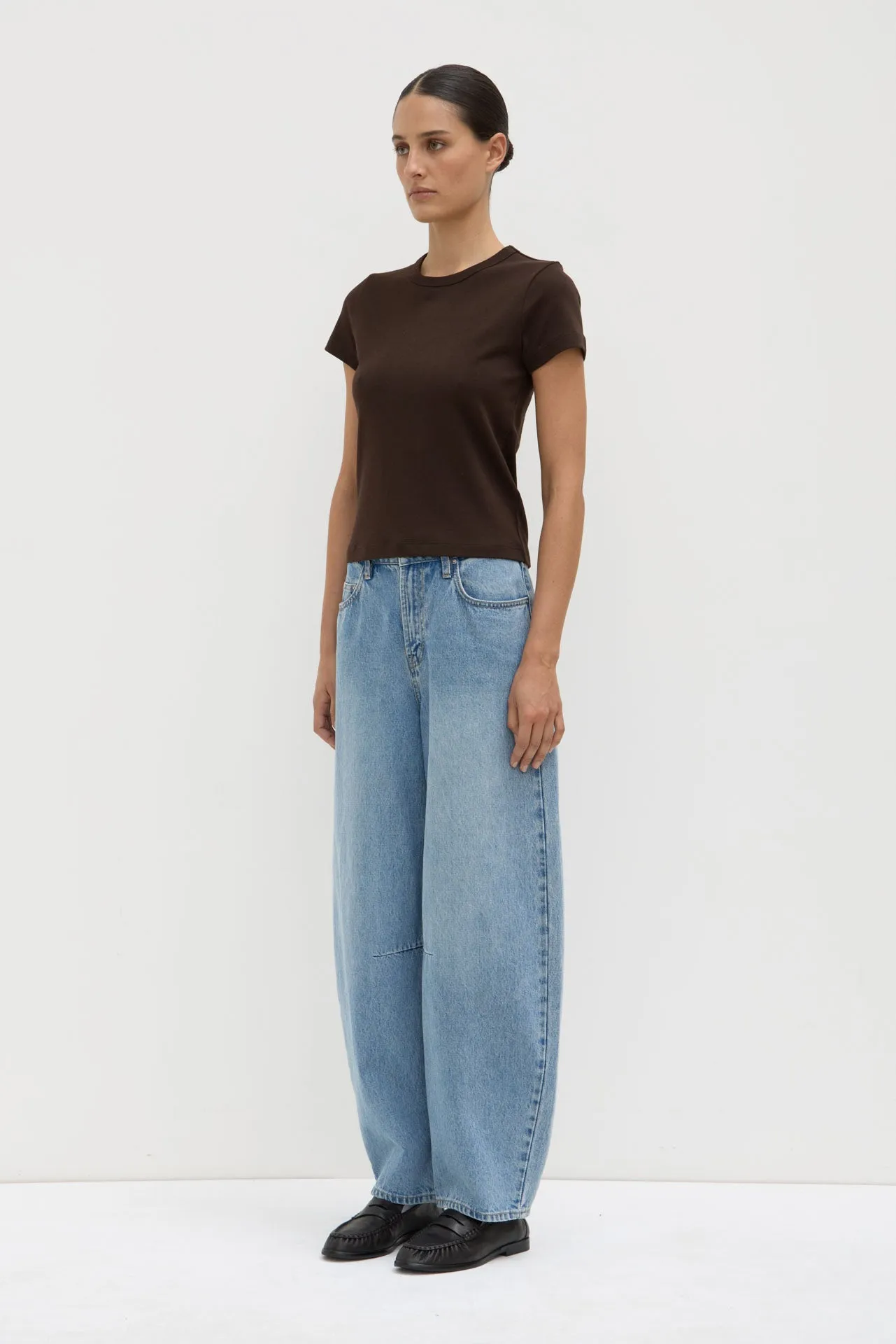 Lyla Cap Sleeve Tee Bonded Seam Technology EcoDyeProcess