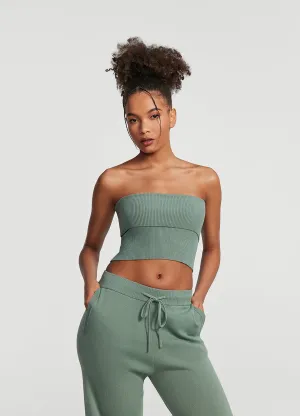Chunky Knit Crop Top Anti Pilling Treatment