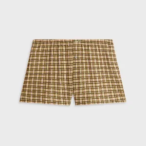 Kith Women Ida II Bubble Check Boxer Short - Protea Comfort Fit Day Out