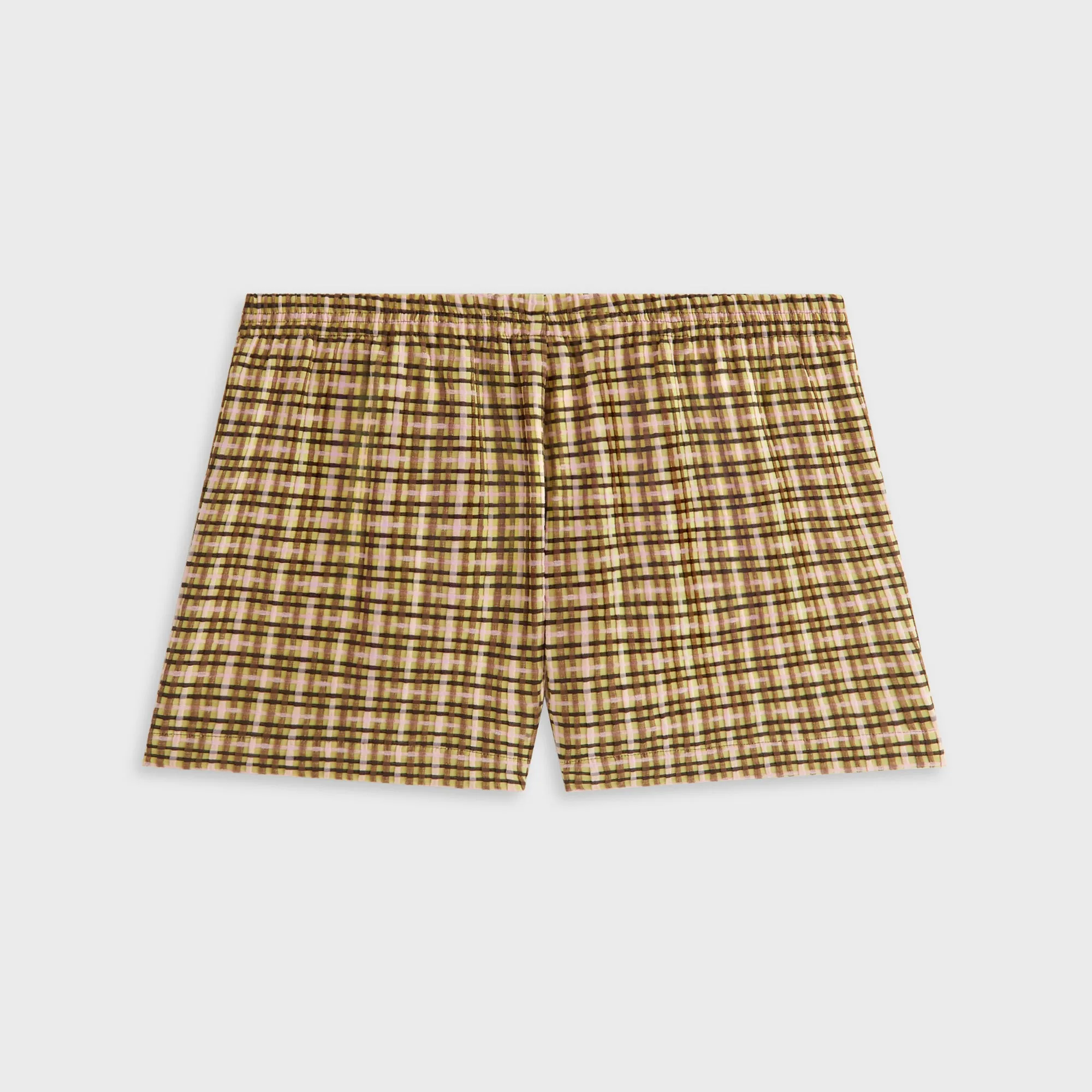Multi Directional Flex Zones low waisted Kith Women Ida II Bubble Check Boxer Short - Protea