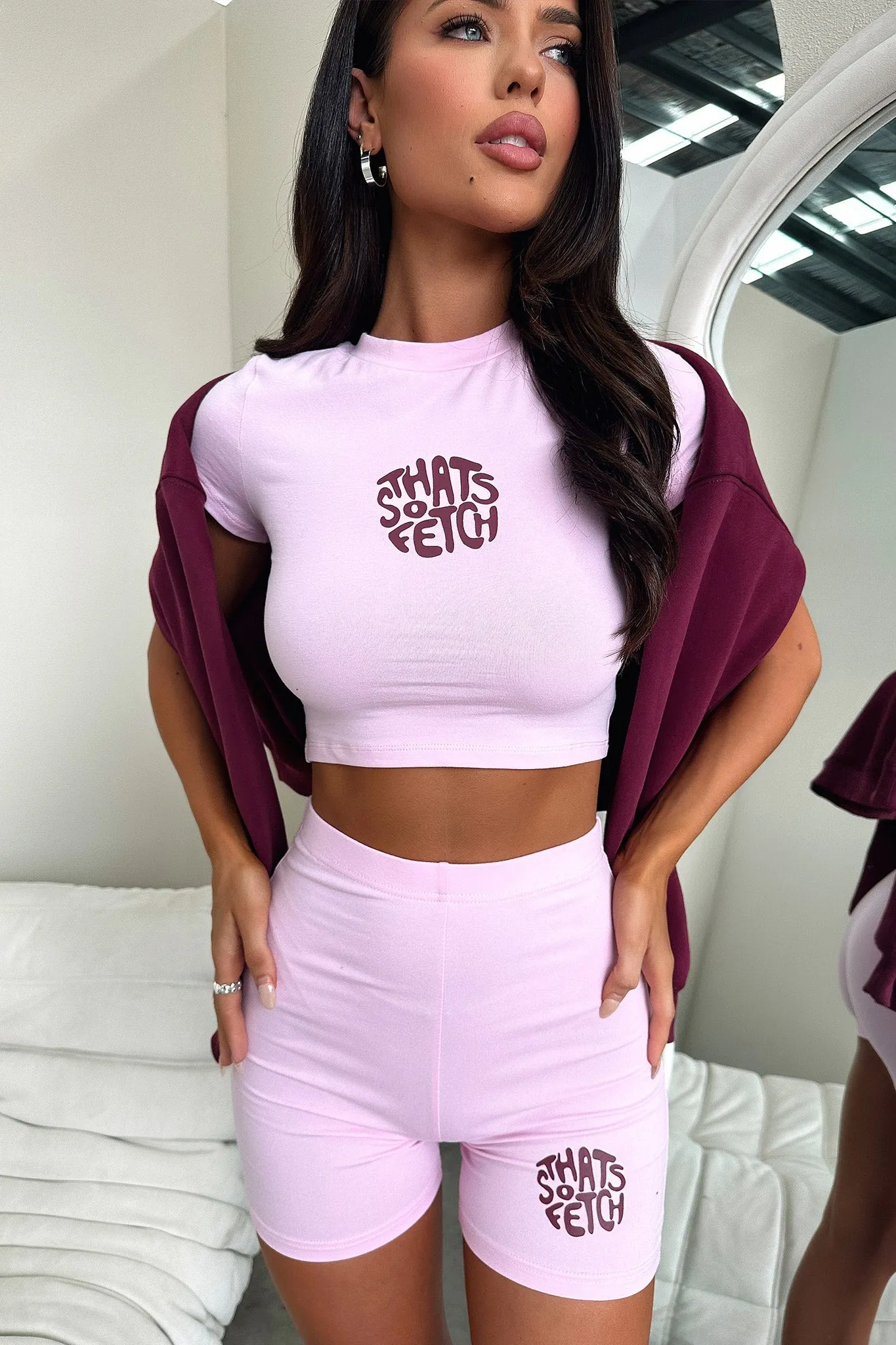 Beckham Baby Tee - Pink Chilly Day Style