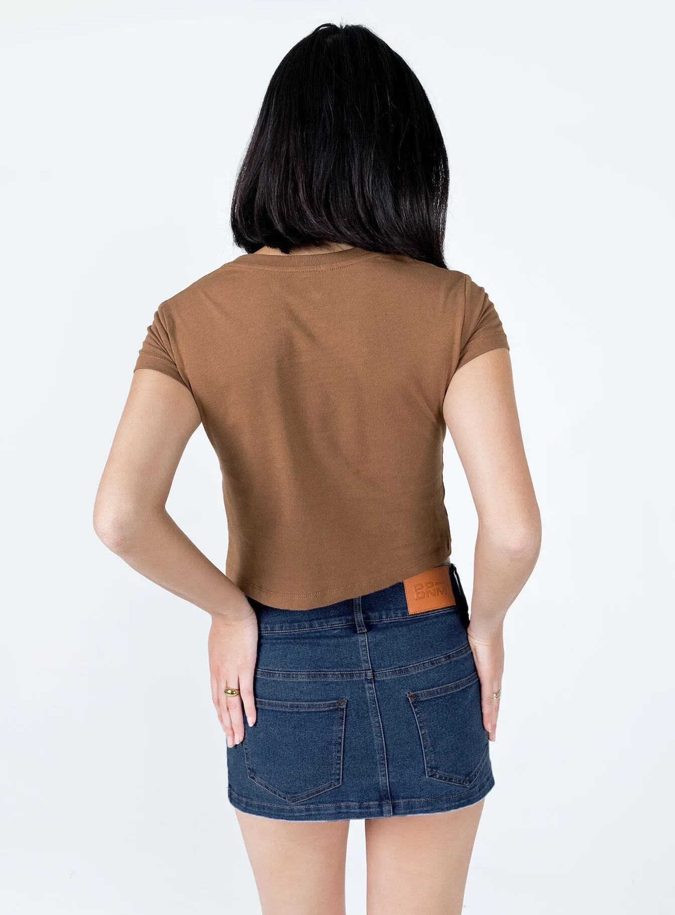Daphnie Denim Mini Skirt Denim Classic Fit