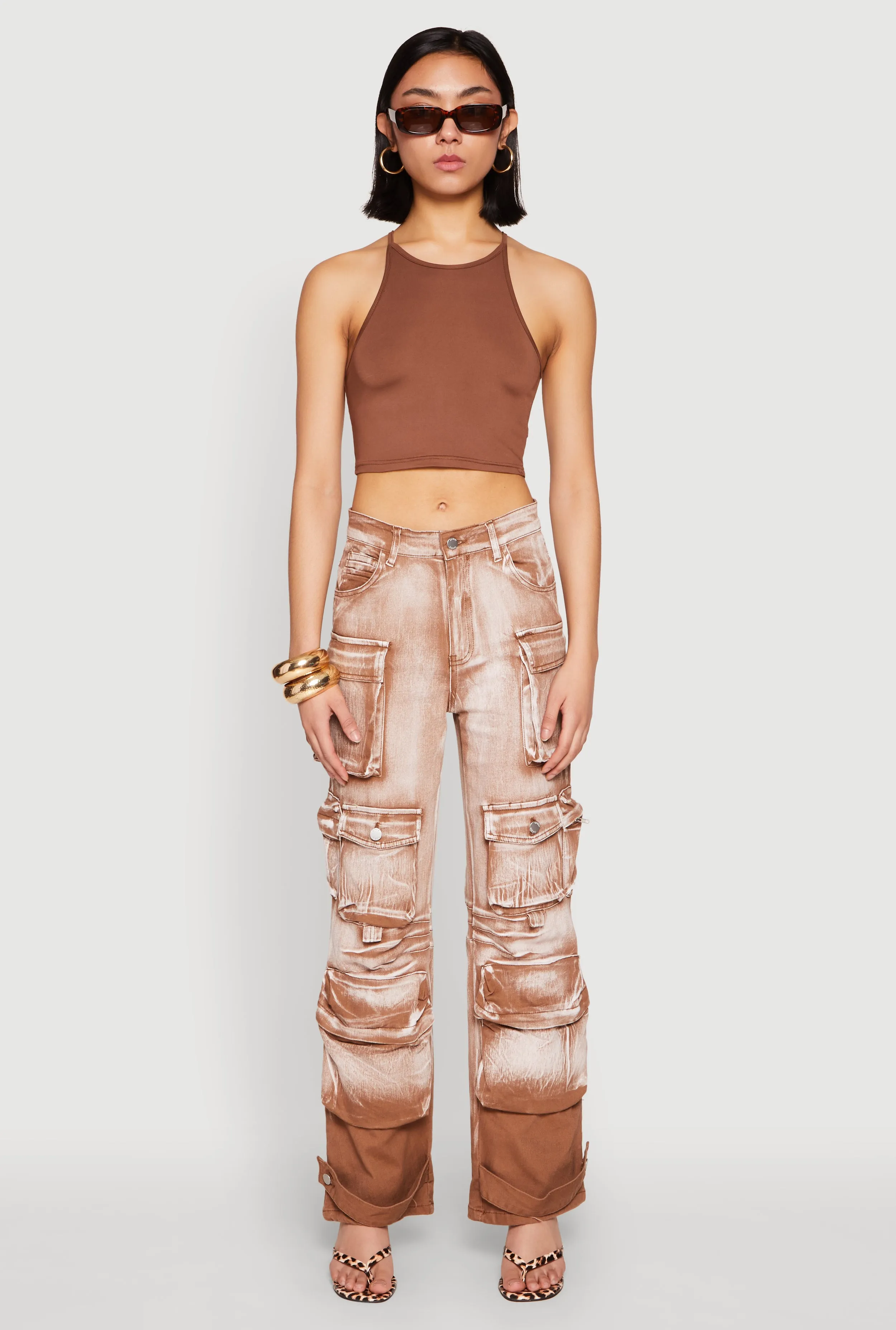 Daisy Mineral Wash Multi Pocket Cargo Jeans Outfit Mood