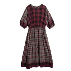 NonIrritating Burgundy Multi Garden Dress