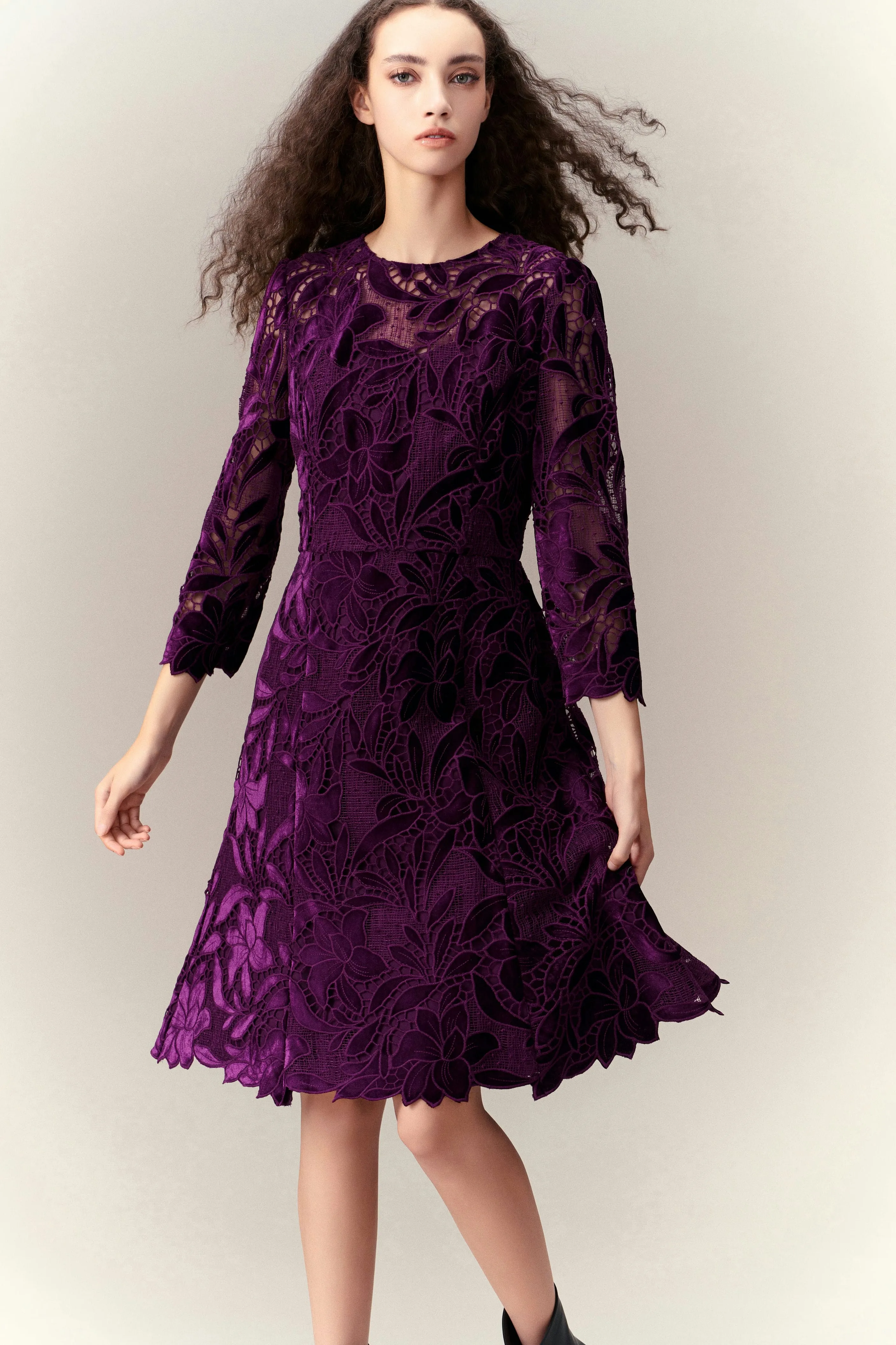 Cut-out Lace Midi Dress SnagFree Surface Beach Ease