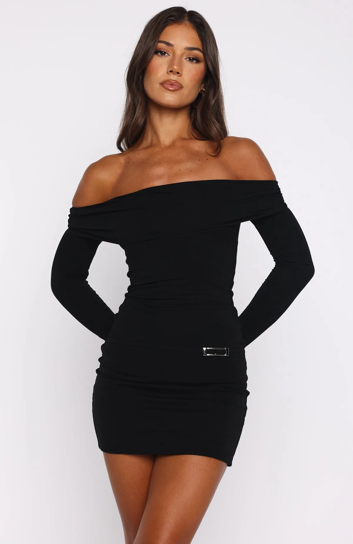 WearResistantHem London Edge Show Me How Mini Dress Black