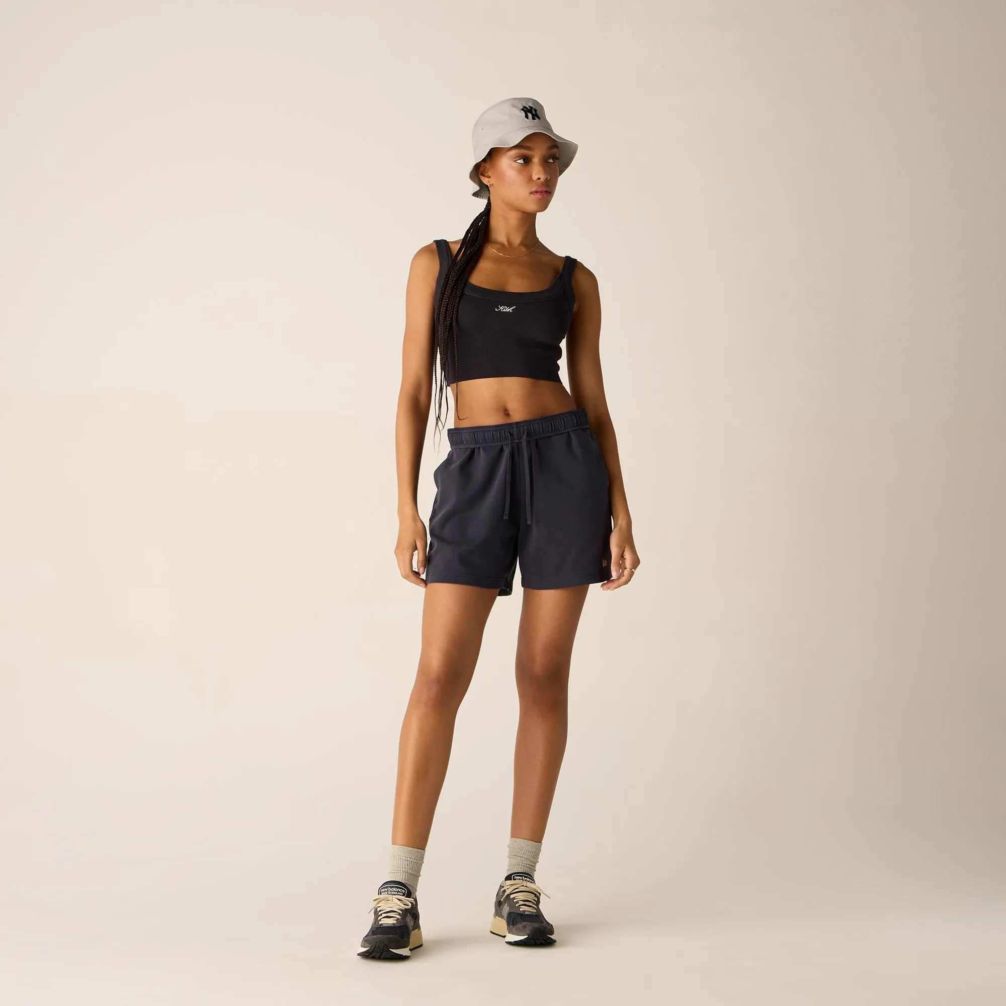 Cap Noise Free Fabric Kith Women Rayne II Sweatshorts - Nocturnal