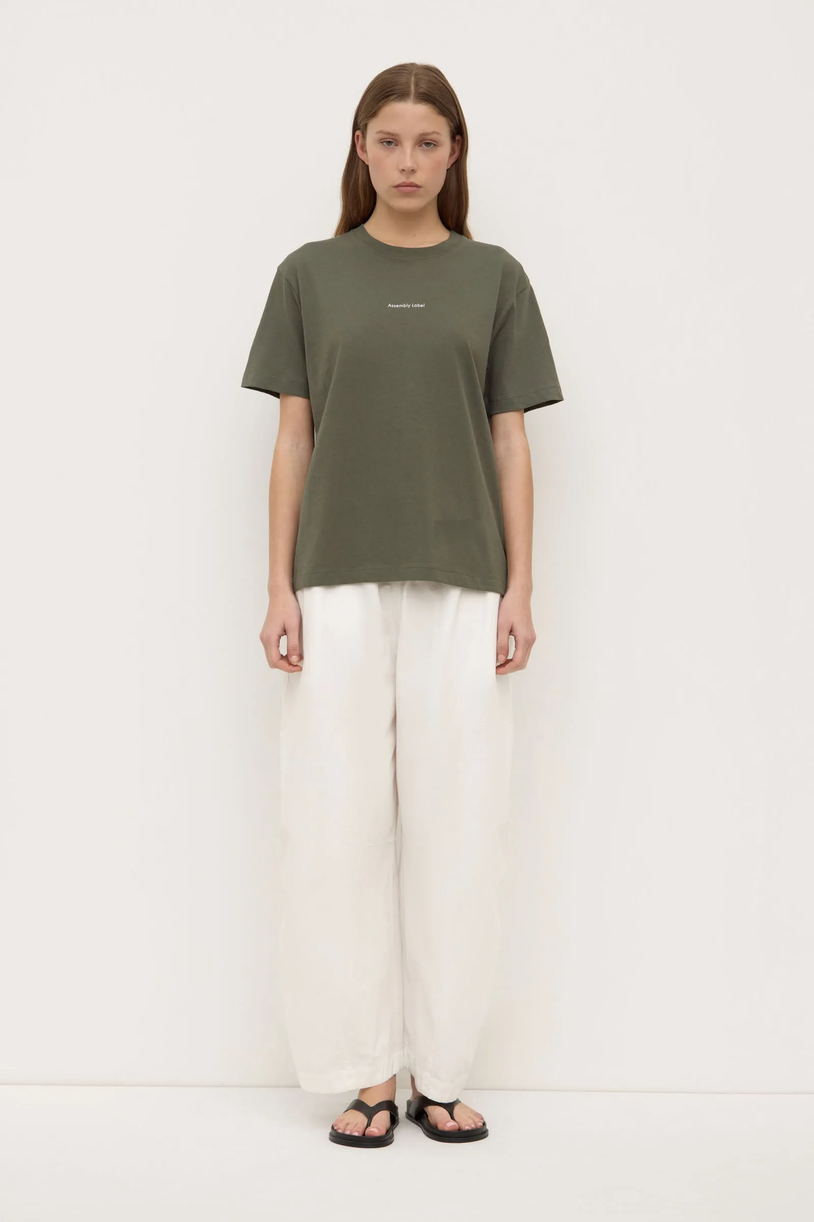 Womens Atelier Logo Tee StretchComfort