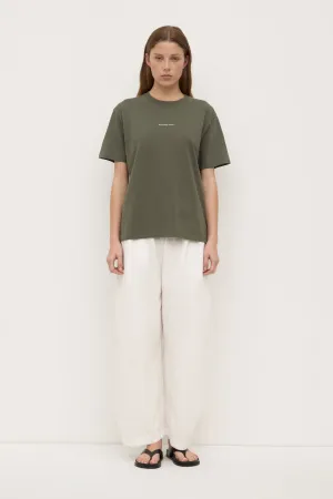 Womens Atelier Logo Tee StretchComfort