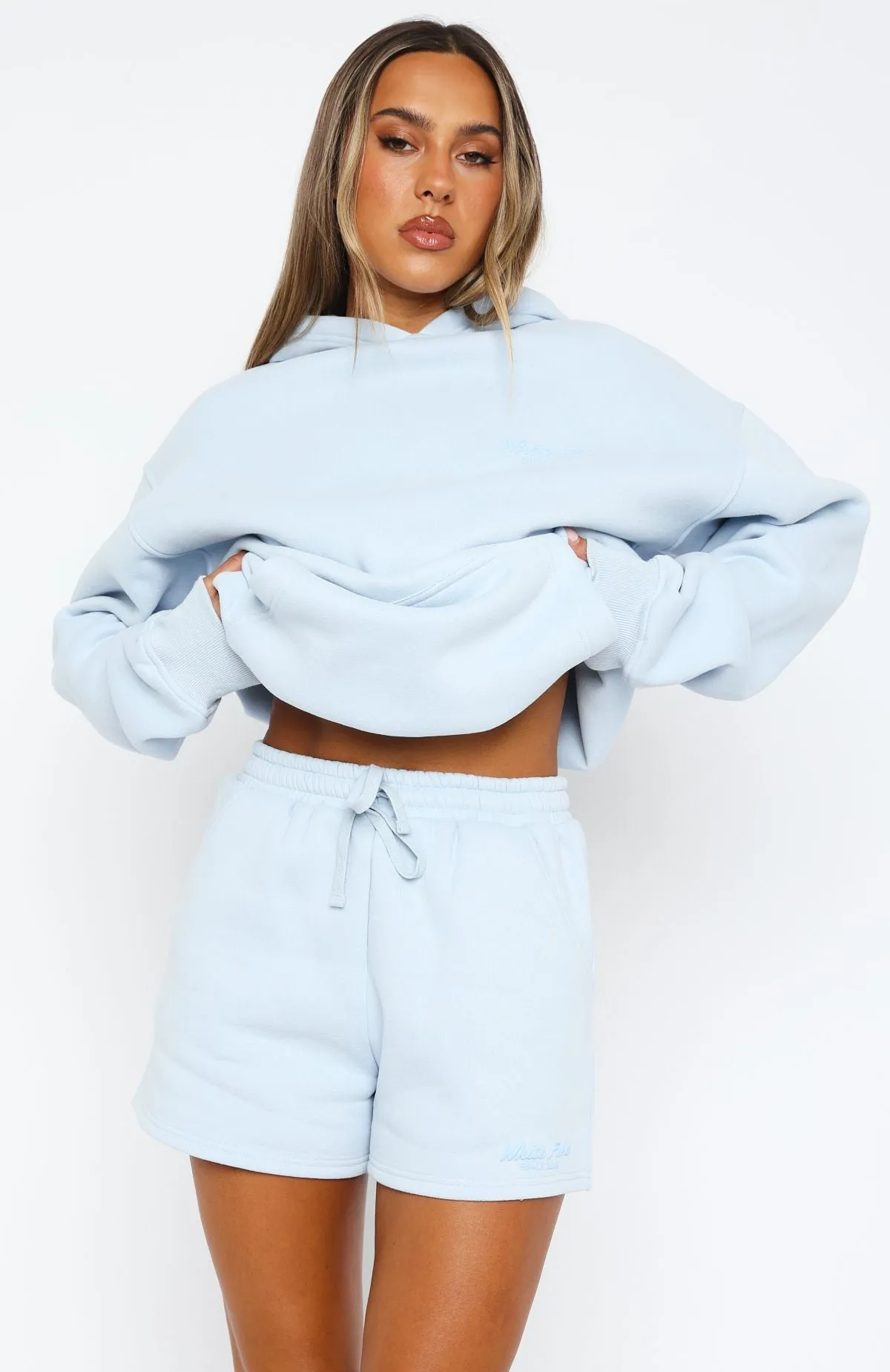 Wedding Gift Bootcut style Leisure Edition Lounge Shorts Baby Blue