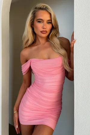 Minimal Seam Lucinda Dress - Baby Pink