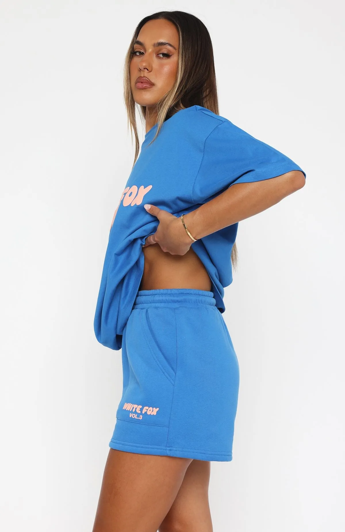 Gothic style Streetwear Offstage Lounge Shorts Azure