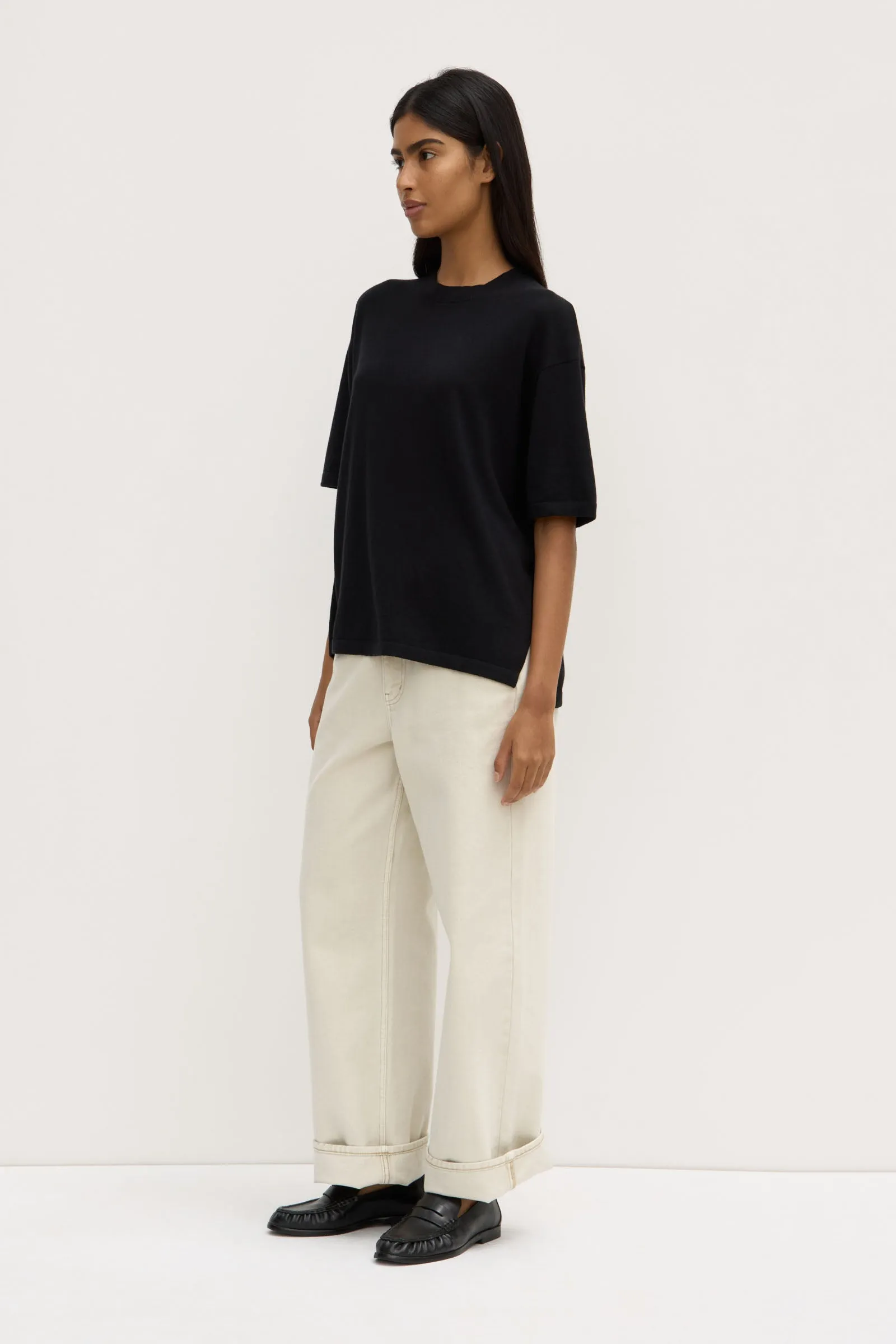Cotton Cashmere Tee Seamless Design Hero Glow