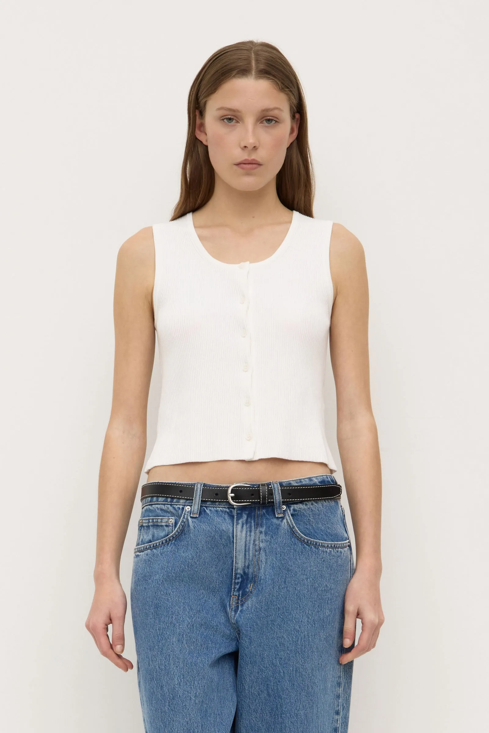 Misty Knit Top Sheer Glow Campus Vibe
