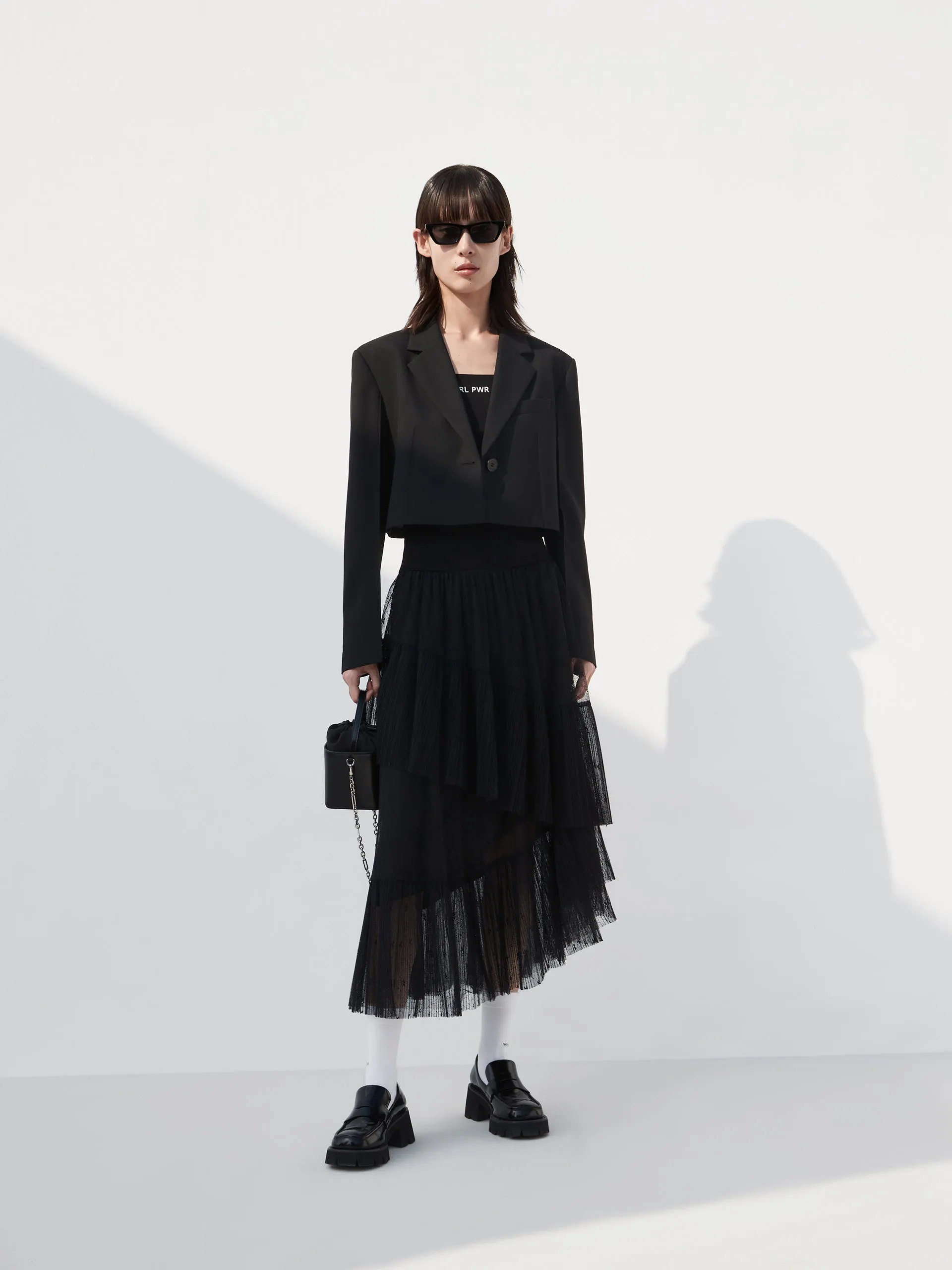 Resale Value Elasticated Ruffle Laced Skirt