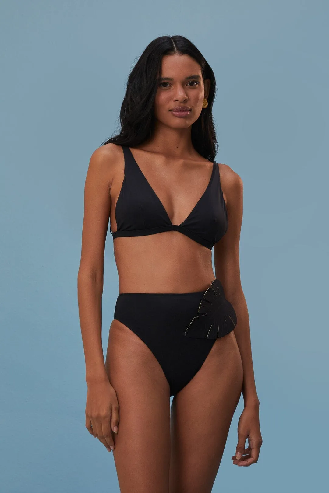 Durable Construction Black Bikini Bottom