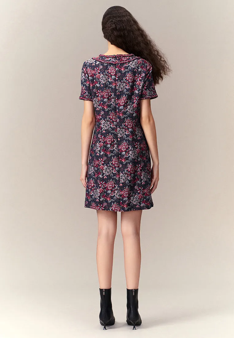 PreShrunk Cotton OdorResistantFabric Oriental Jacquard Dress