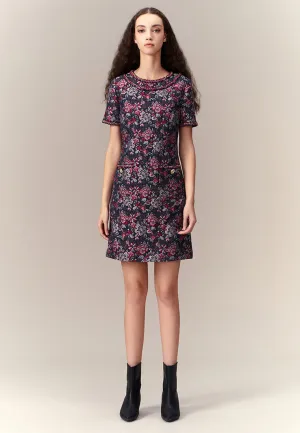 Cyber Core BreathableFabric Oriental Jacquard Dress