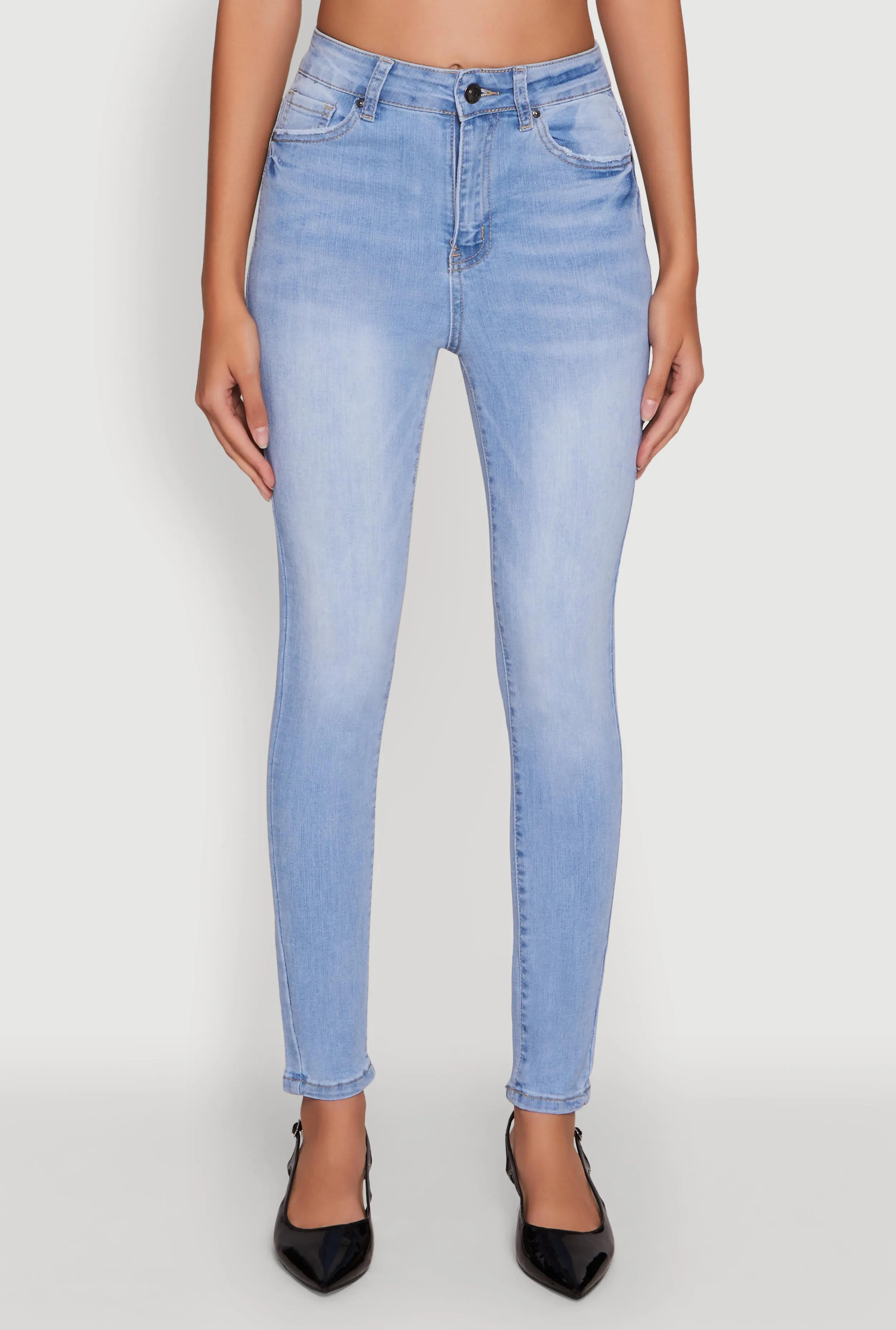 WAX High Waisted Stretch Skinny Jeans Fashion Lover Classic Wear Modern Minimalist Rainy Day Vintage Lover