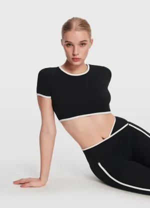 ZeroWaste Production Casual Cropped T-Shirt
