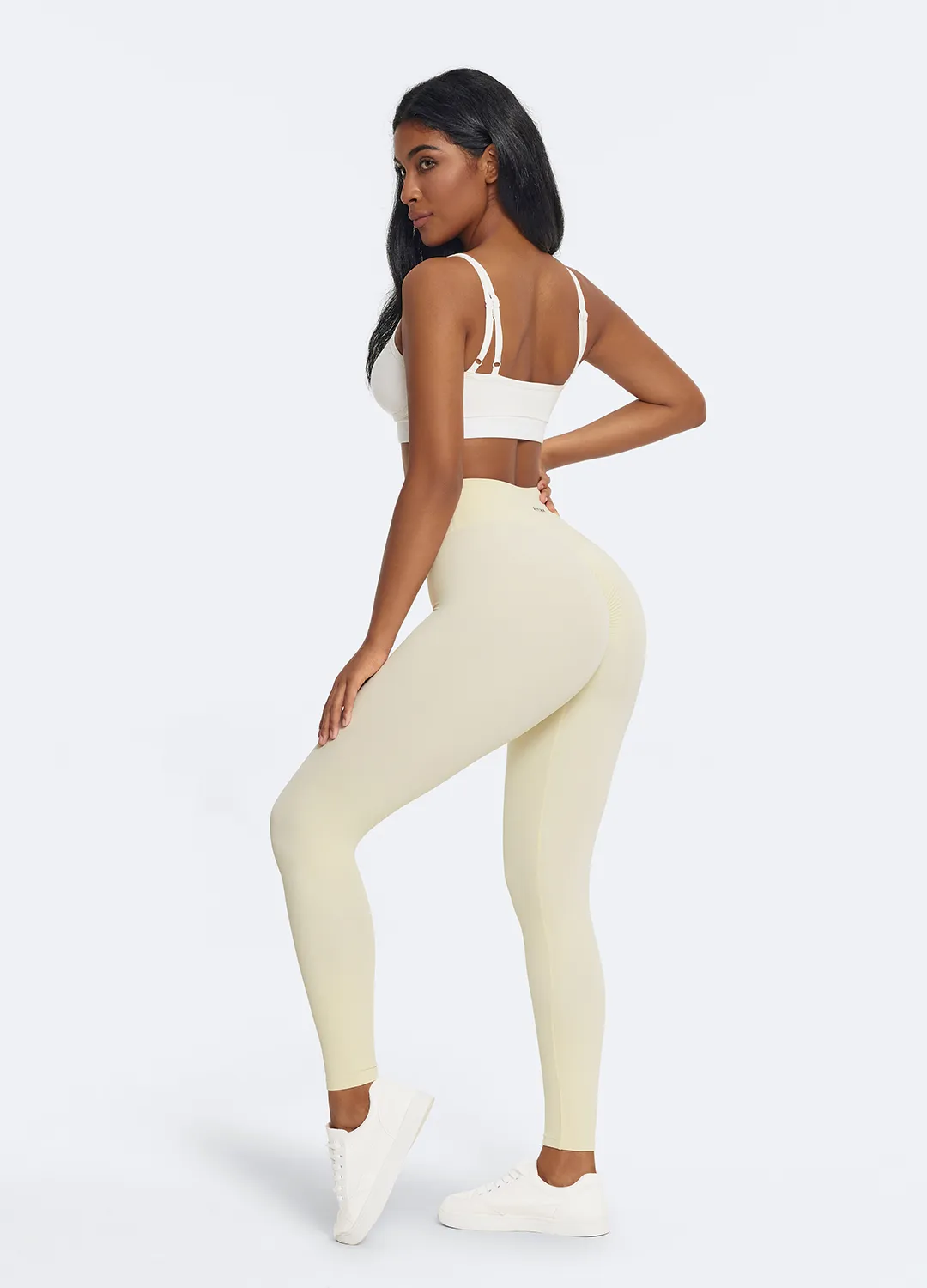 City Style V-Seam Leggings with Push Up