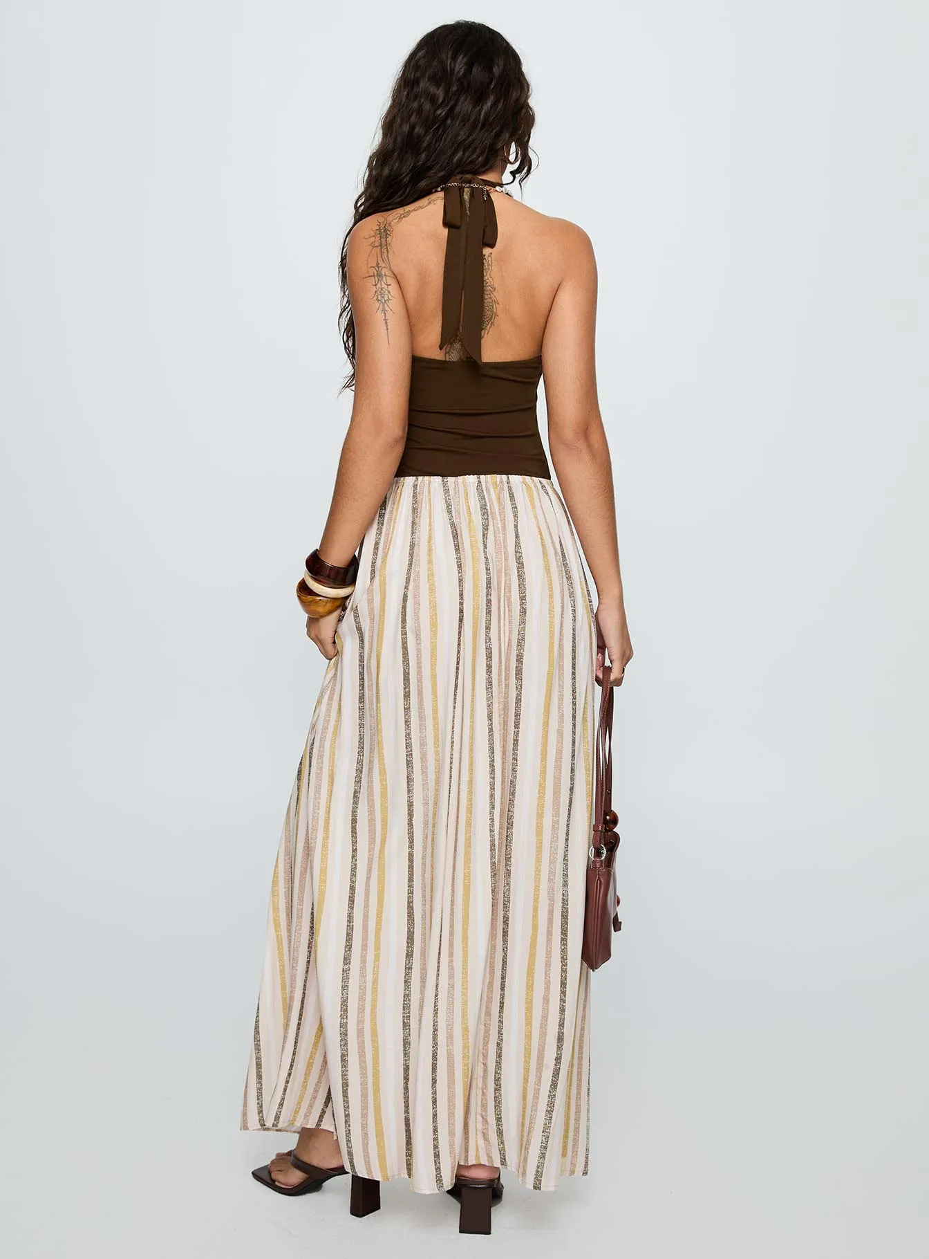 Aisla Maxi Skirt Multi Sophisticated Casual Daily Wear