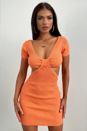 Trendy Wear Antimicrobial Coating Justin Dress - Orange