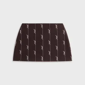 Kith Women Sven Pique Logo Knit Skort - Incognito Refined Mood