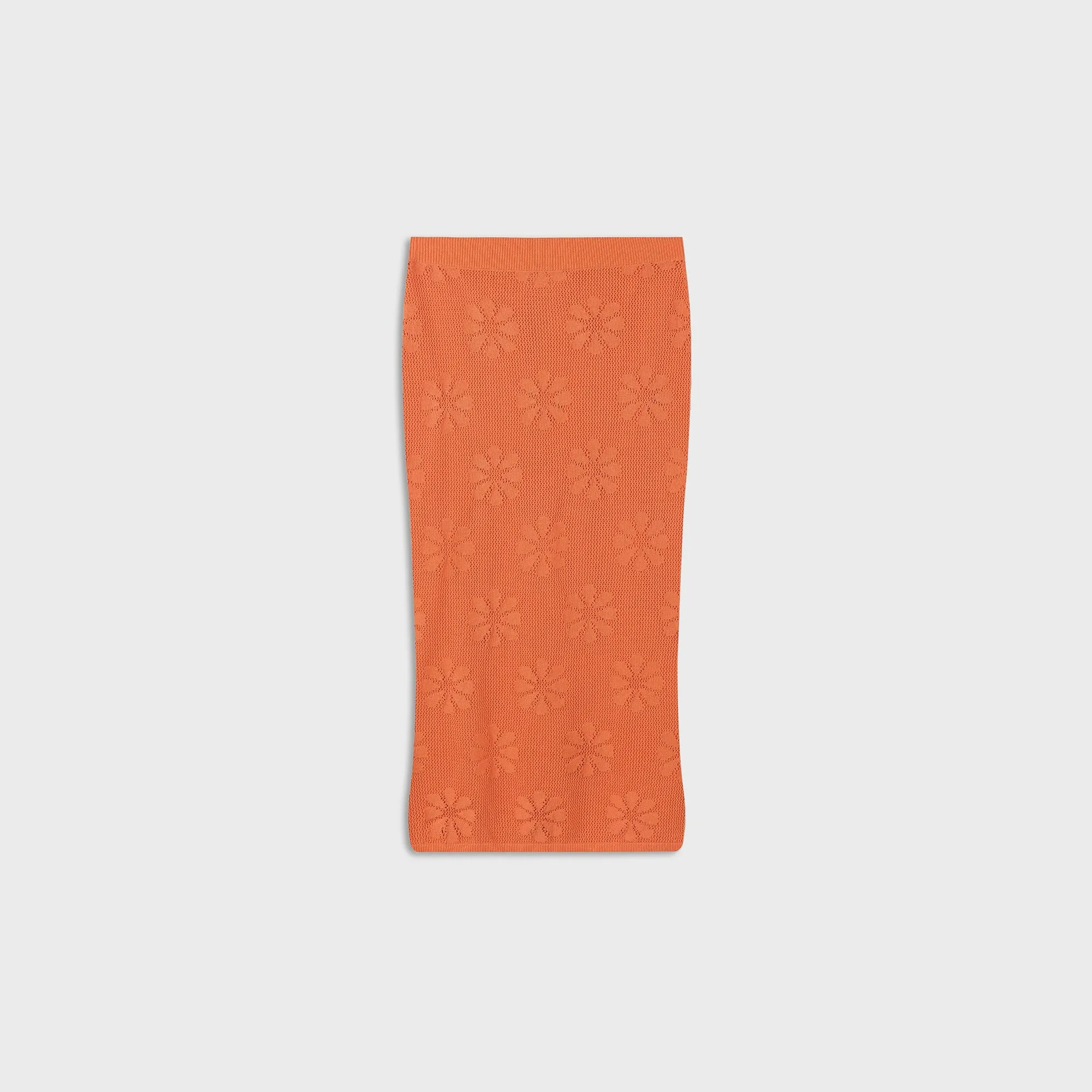 Asta Resort Bruna Crochet Skirt - Tangerine Subtle Detail