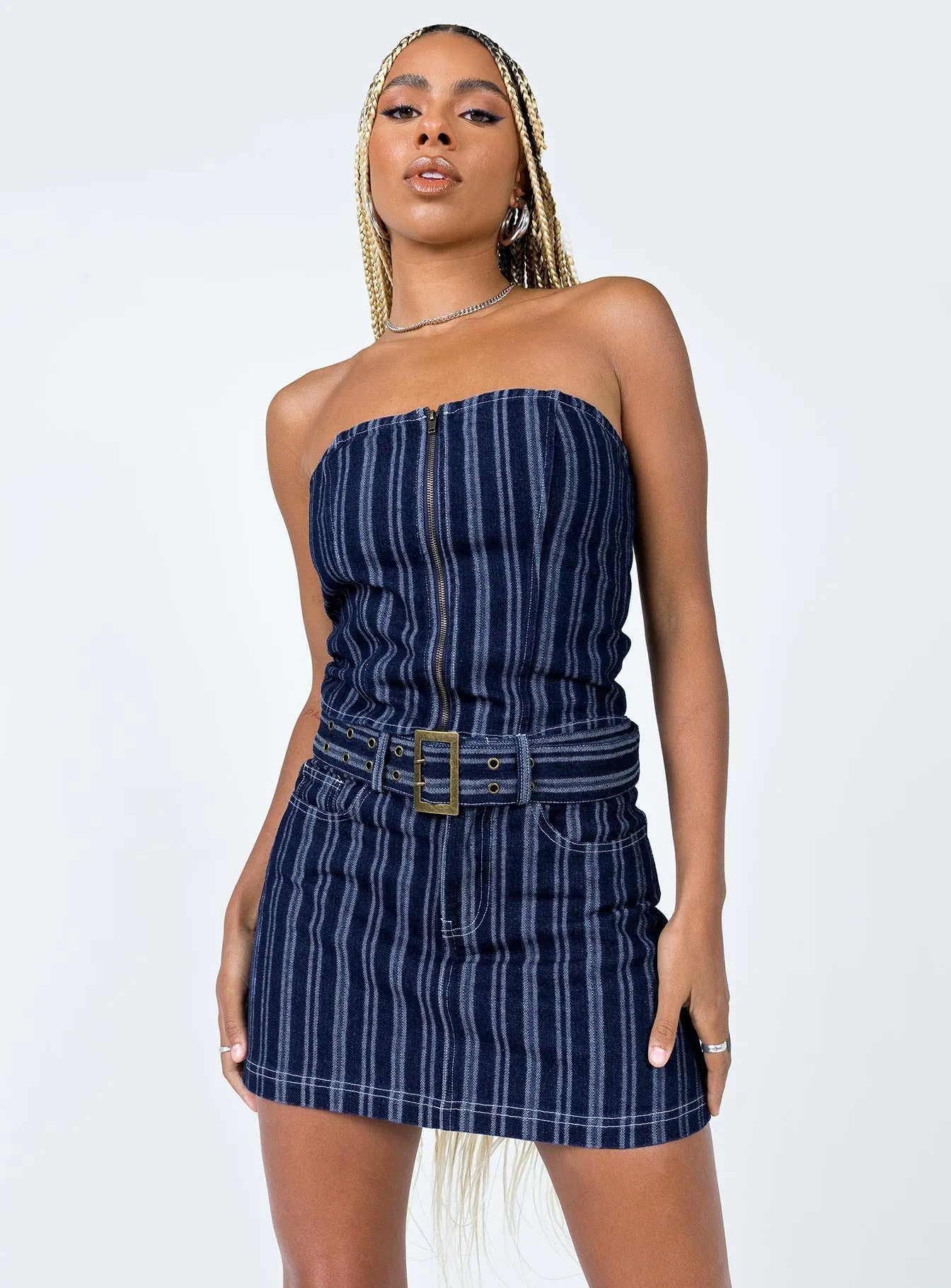 tech fabric Affordable Fashion Fernley Skirt Blue